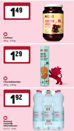 Bruisend natuurlijk mineraalwater, 6 x 1,5 L - 0,21/L - Voorbeeld van een folder van Delhaize, geldig van 15.01.2026 | Pagina: 7