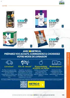 METRO - Prévisualisation de #METRO Restauration a table valide à partir de 02.03.2025 | Page: 143 | Produits: Sac, Riz basmati, Riz, Livre