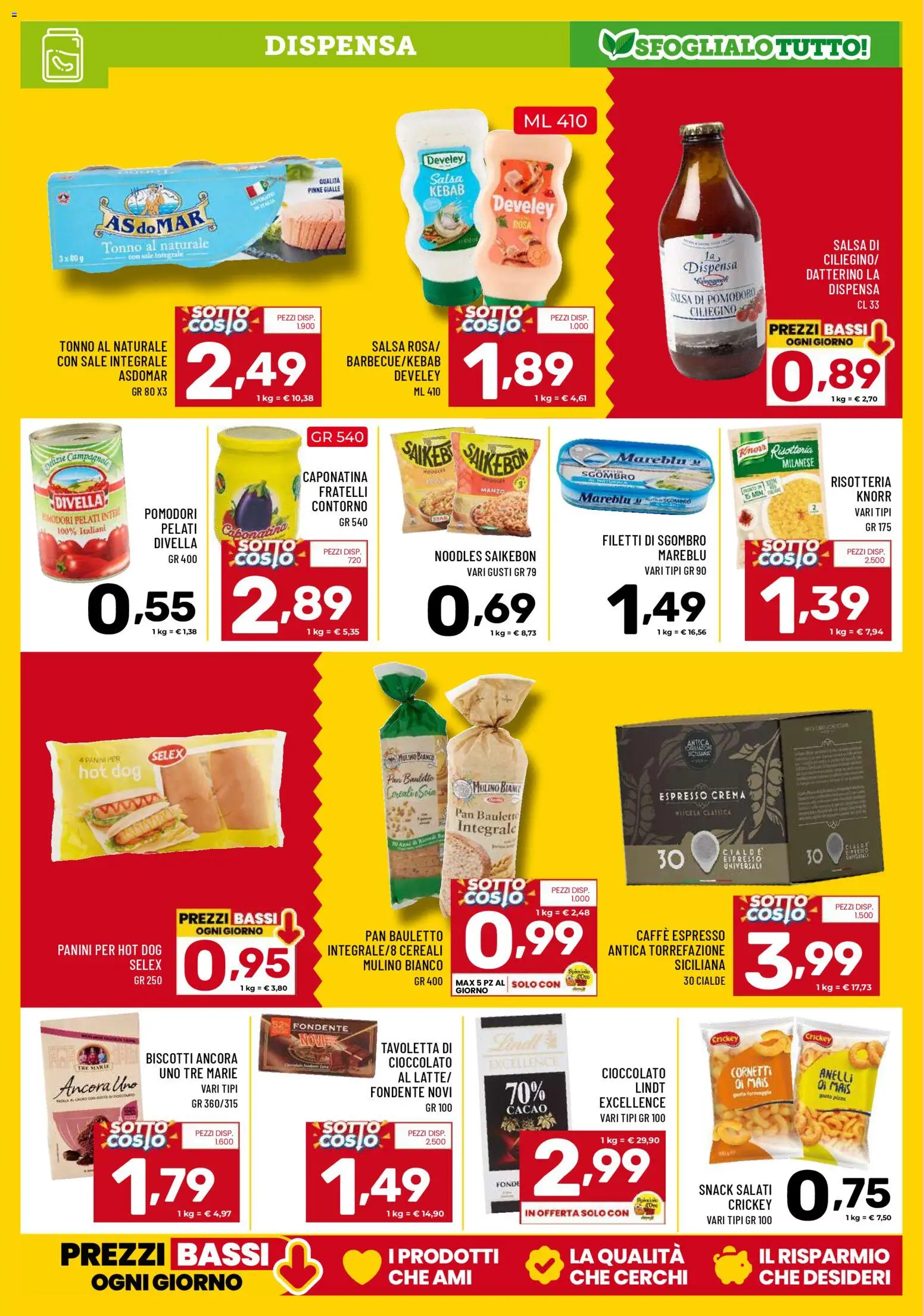 Volantino Il Centesimo del 23.01.2026 | Pagina: 5 | Prodotti: Pomodori, The, Tonno, Tonno al naturale