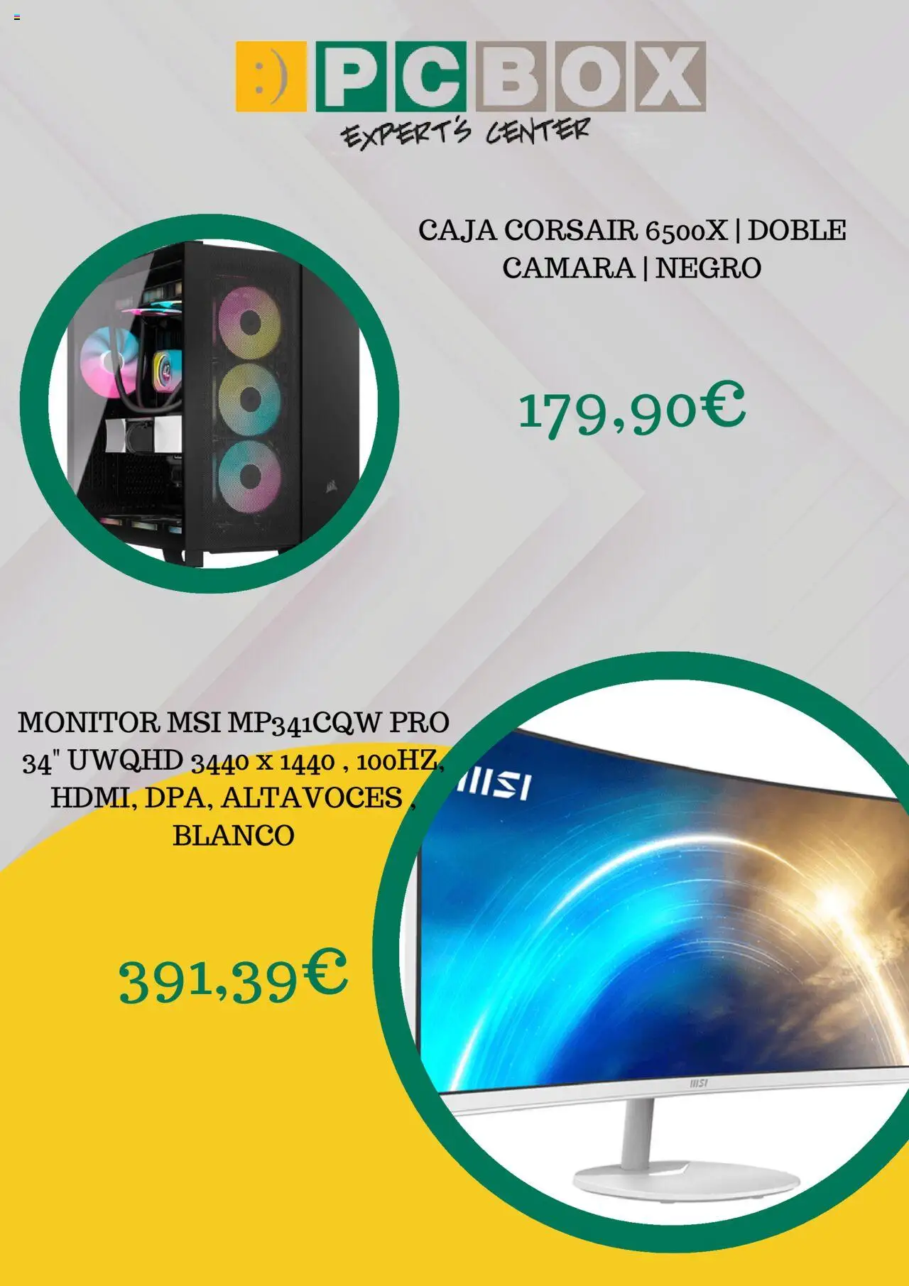 PC Box folleto │ válido desde el 15.08.2025 | Página: 6 | Productos: Altavoces, Monitor, Cámara, Caja