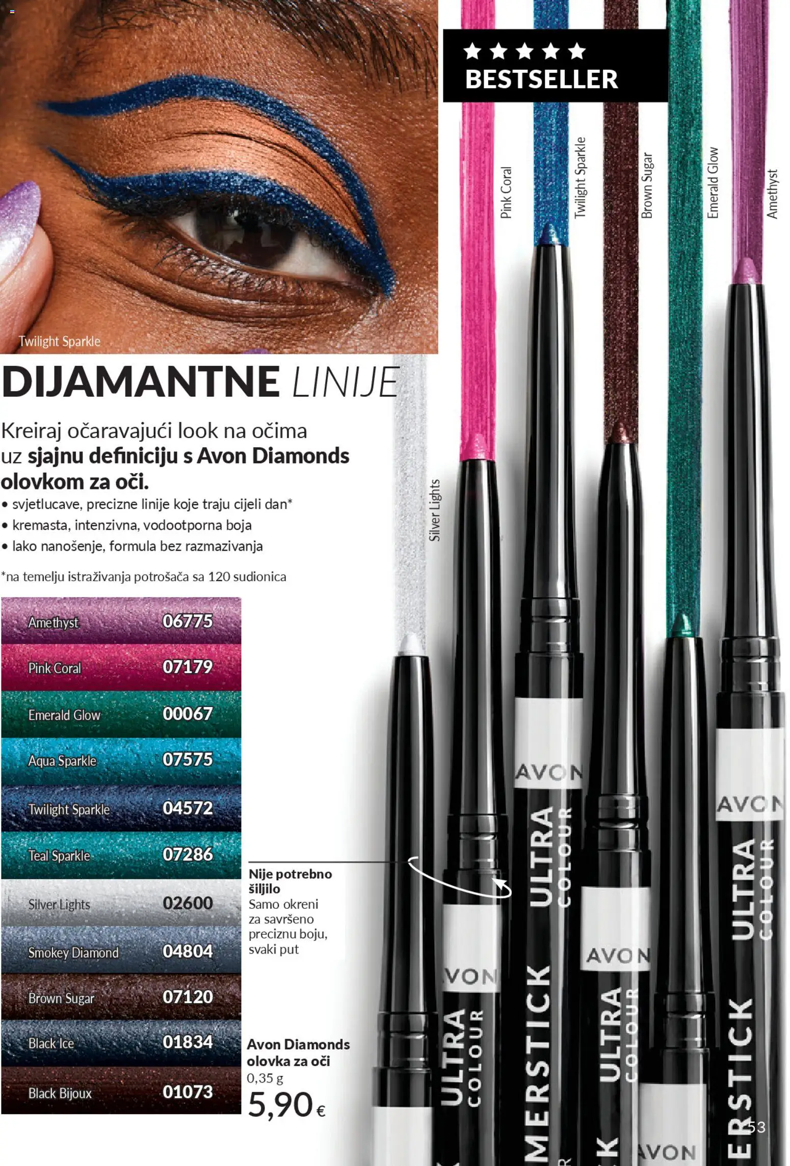 Avon katalog | vrijedi od 01.02.2026 | Stranica: 59 | Proizvodi: Šiljilo, Olovka za oči