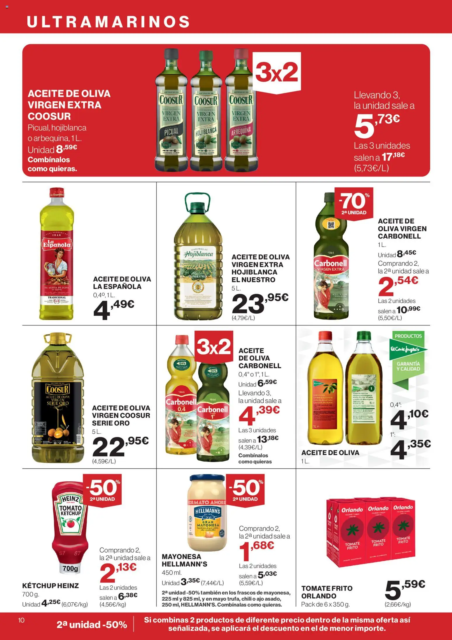Supercor Canarias │ válido desde el 12.03.2026 | Página: 10 | Productos: Aceite, Aceite de oliva, Οθόνη προβολής