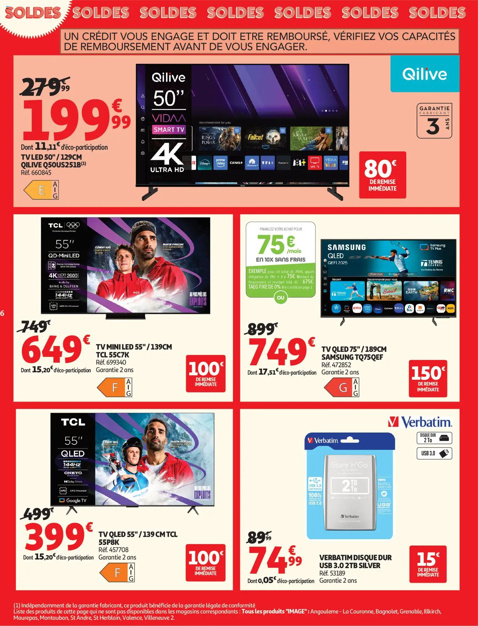 {H1} | Page: 6 | Produits: Vidéo, Audio, USB, Smart TV