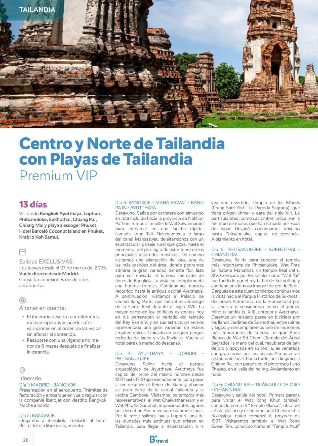 B the travel brand Asia 2025 │ válido desde el 15.11.2024 | Página: 28 | Productos: Bicicleta, Pan