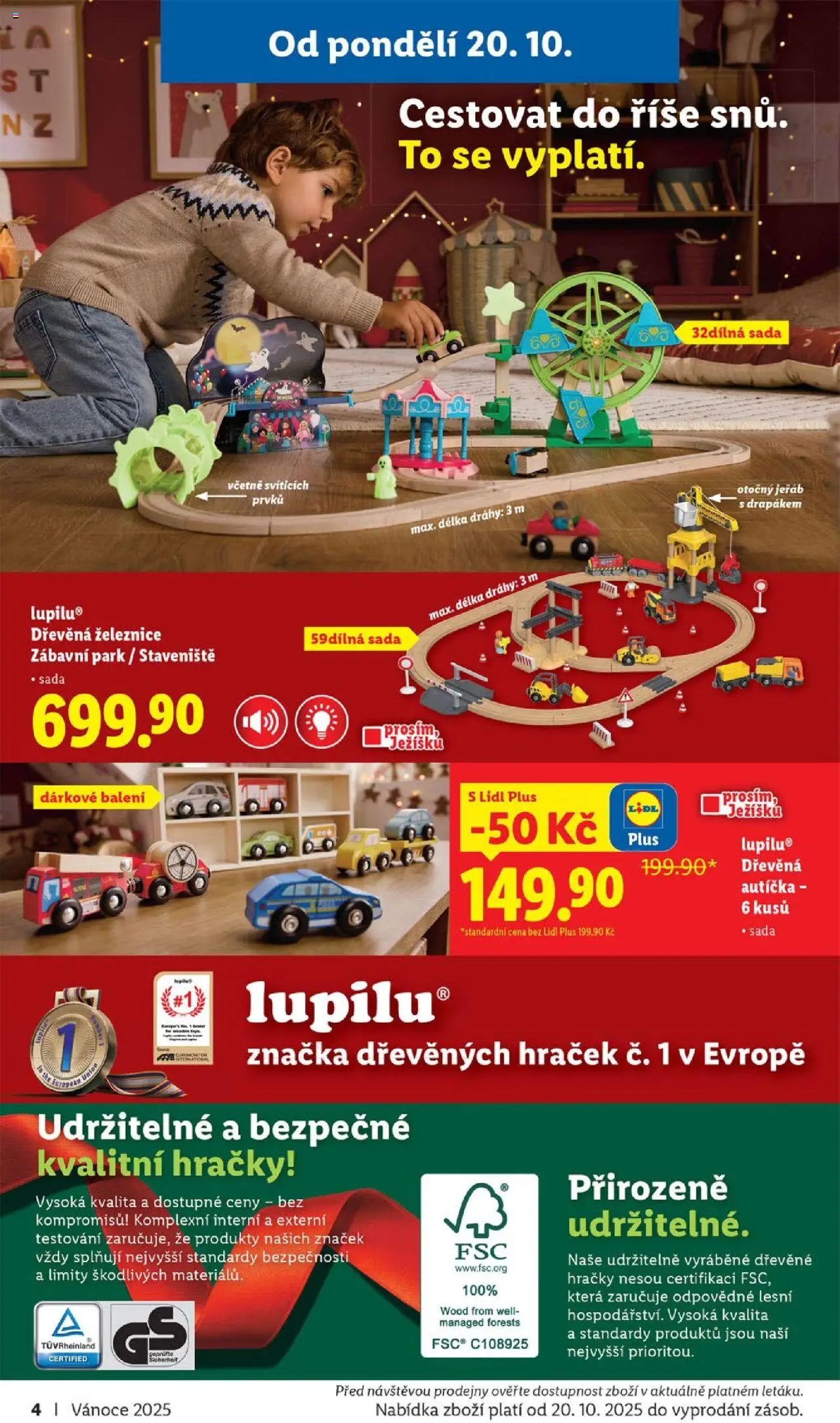 Lidl leták - Veselé Vánoce od 20.10.2025 | Strana: 4 | Produkty: Hračky