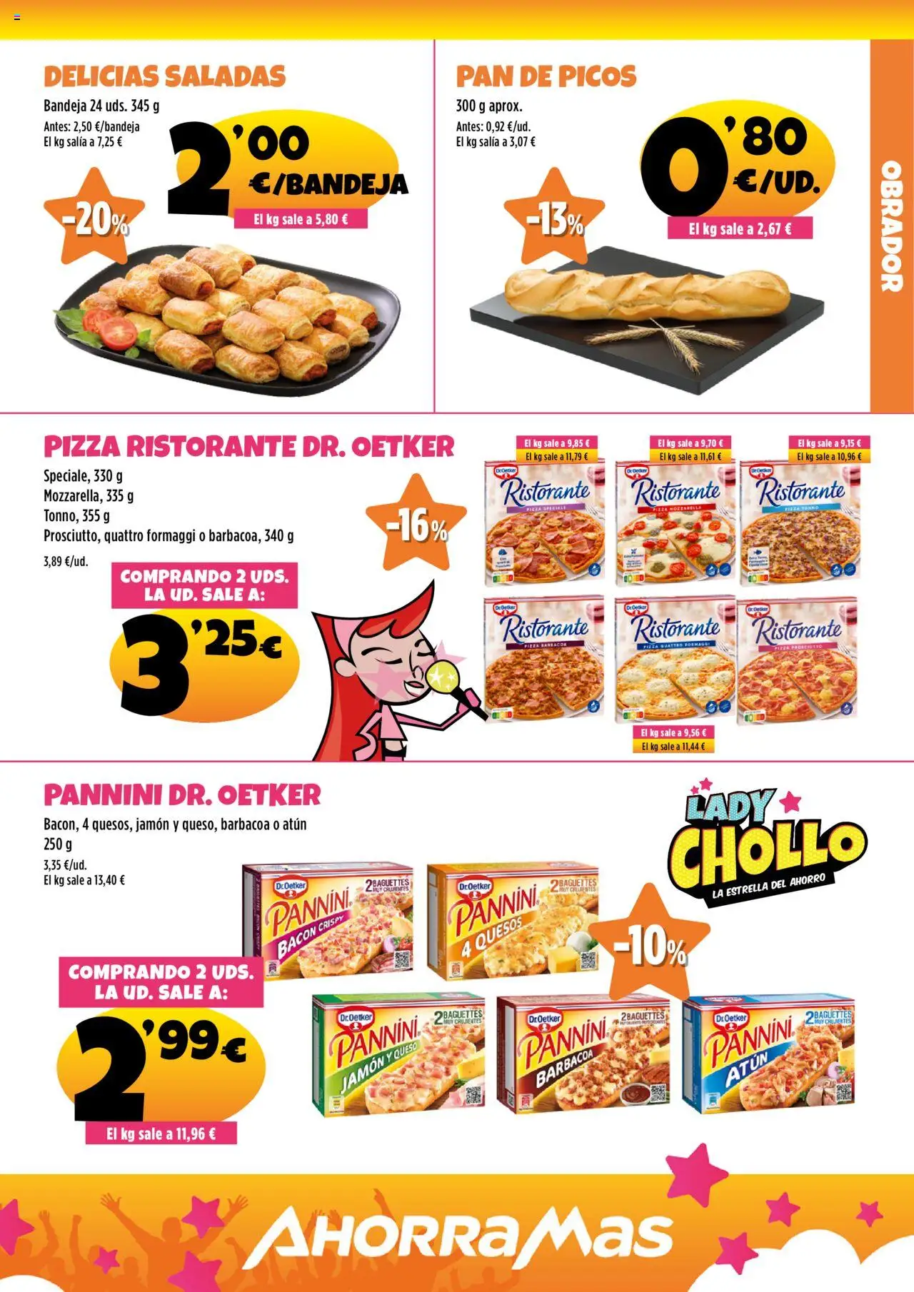 AhorraMas folleto │ válido desde el 25.09.2025 | Página: 5 | Productos: Queso, Pan, Pizza, Bandeja