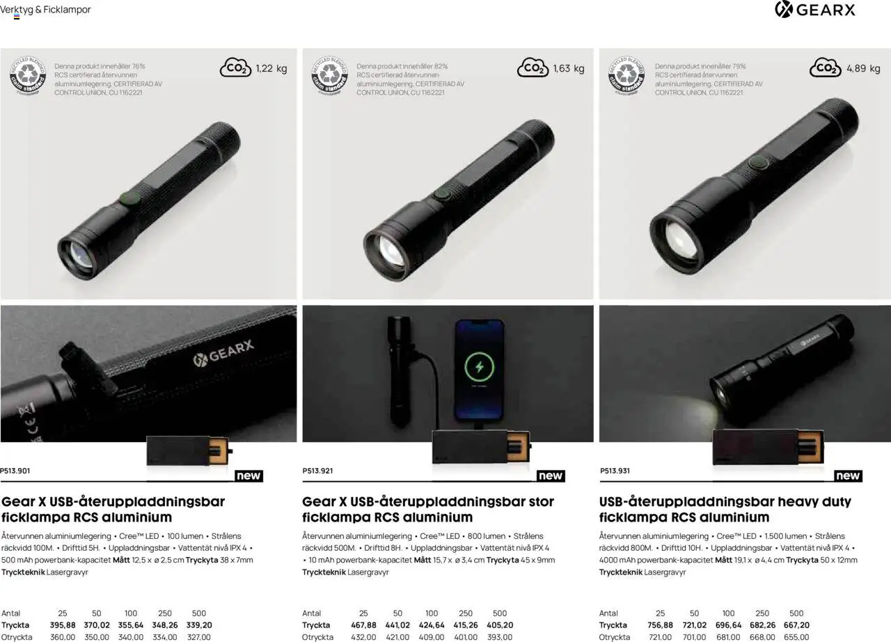 Lyreco reklamblad aktuell från 12.03.2024 | Sida: 343 | Produkter: Ficklampa