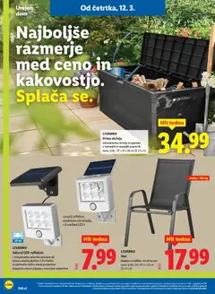 Lidl katalog akcije – veljaven od 12.03.2026 | Stran: 26 | Izdelki: Stol