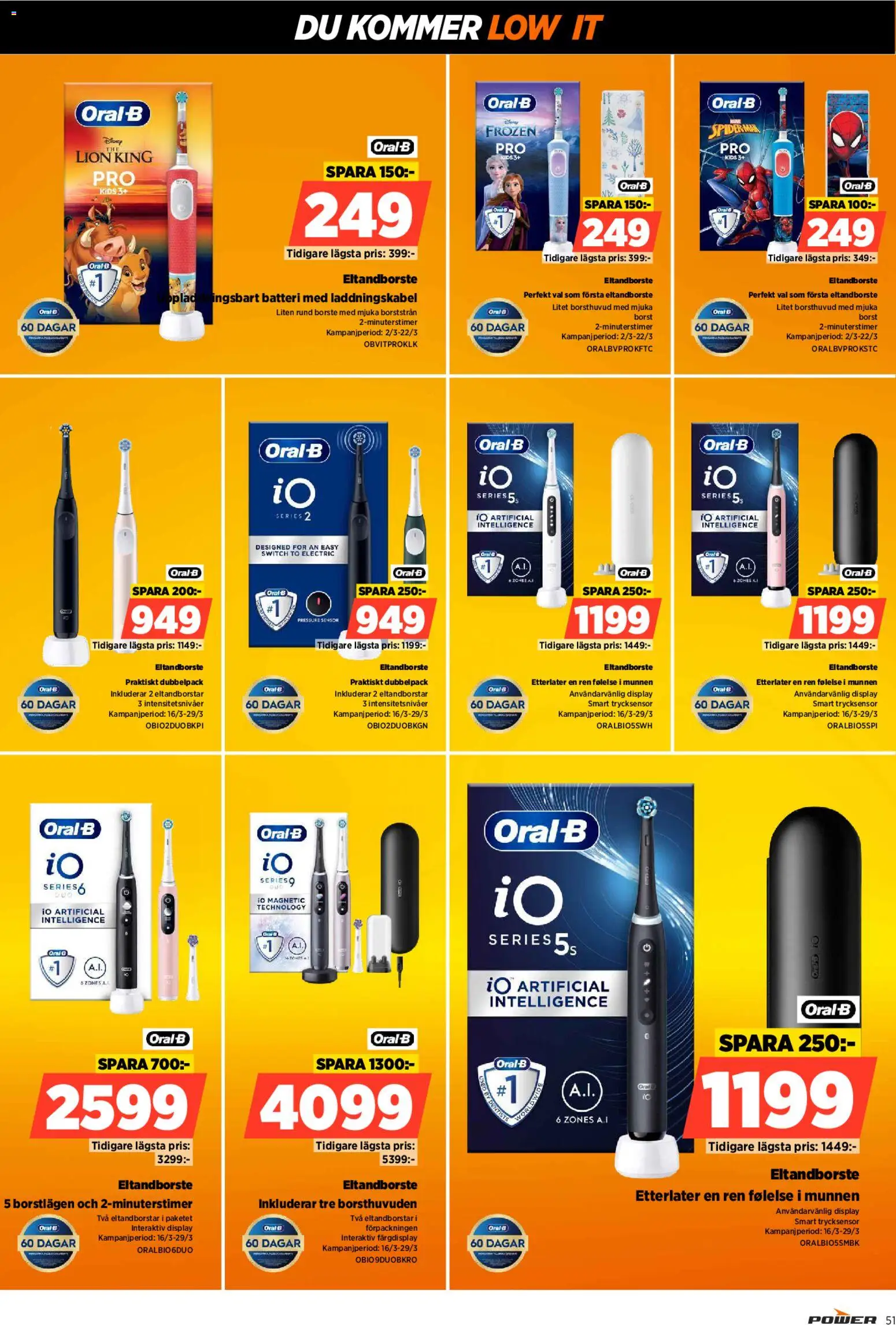Power reklamblad aktuell från 02.03.2026 | Sida: 51 | Produkter: Eltandborste, Batteri