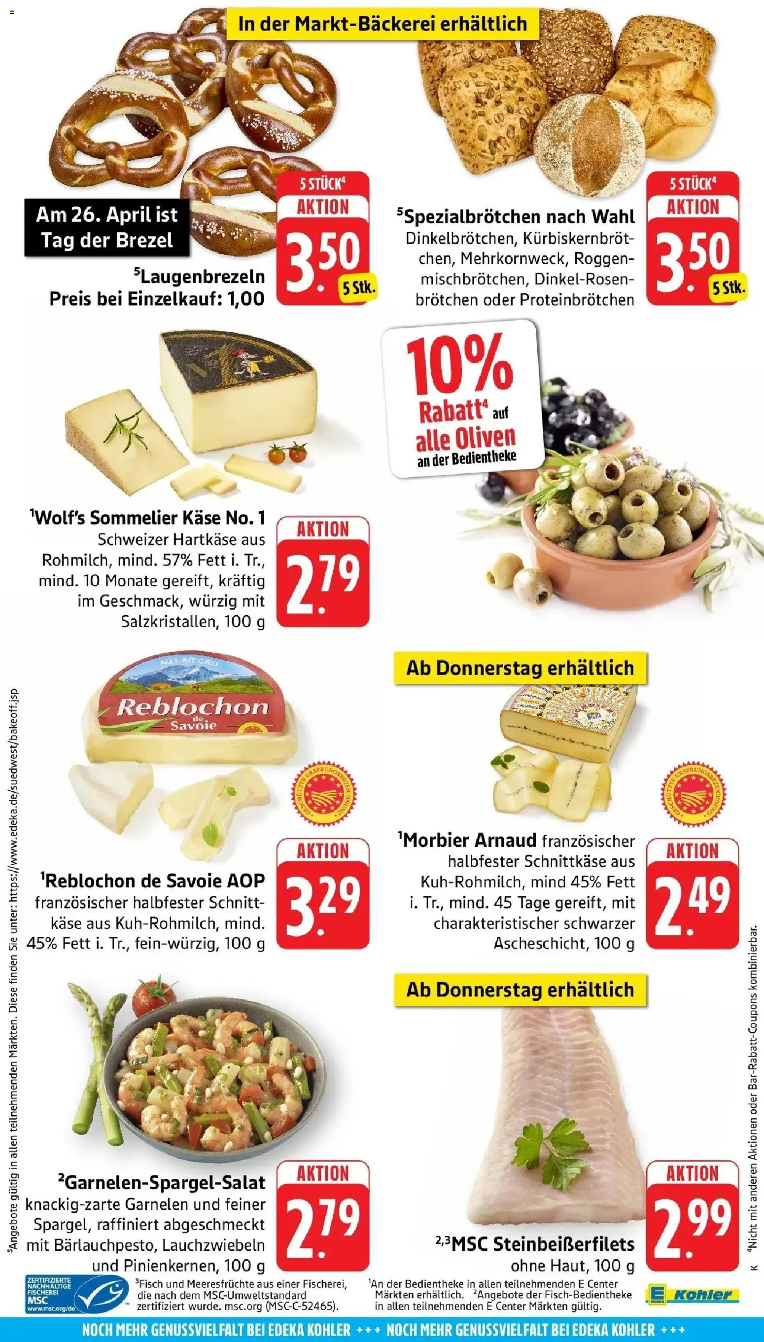 Edeka prospekt Ettenheim	 – gültig ab 19.04.2026 | Seite: 53 | Produkte: Käse, Garnelen, Meeresfrüchte