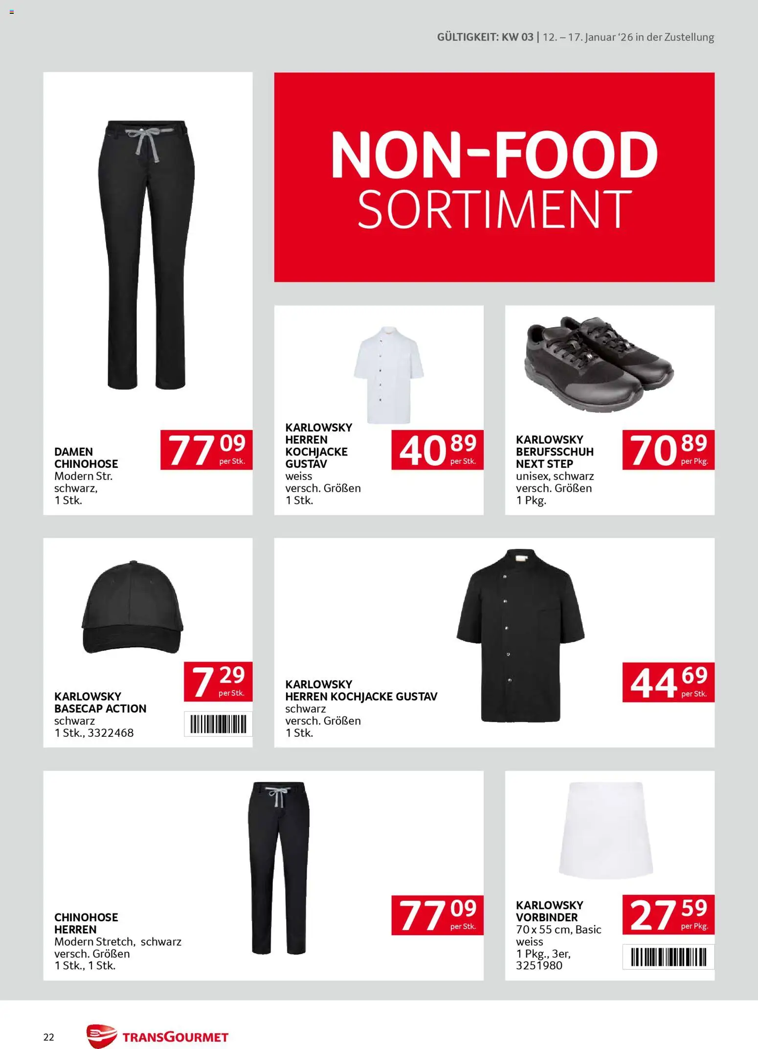 Transgourmet Zustellaktion gültig ab 12.01.2026 | Seite: 22