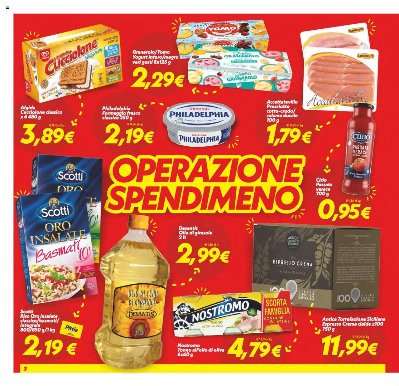 Volantino SuperConveniente del 22.08.2025 | Pagina: 2 | Prodotti: Riso, Ananas, Tonno, Olio di semi di girasole