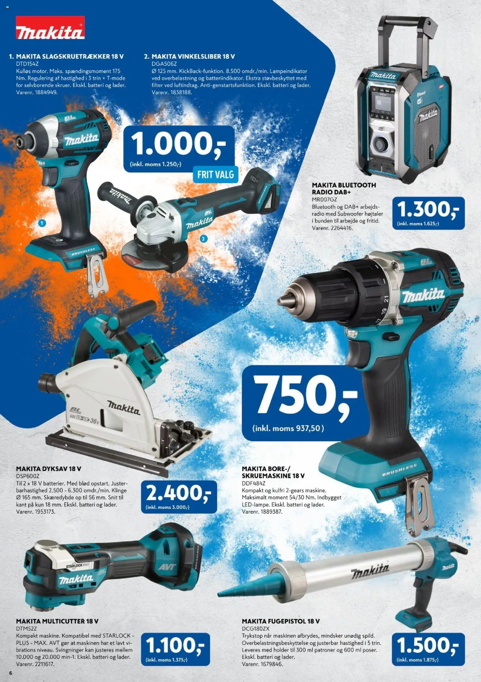 Davidsen tilbudsavis – gyldig fra 05.03.2026 | Side: 6 | Produkter: Radio, Batteri