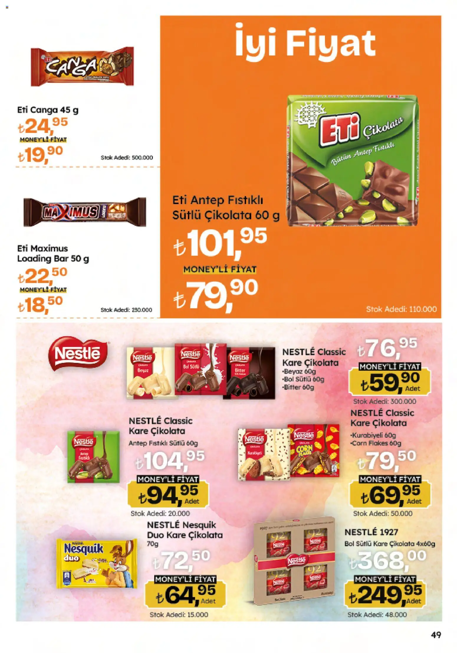 Migros Katalog - 5M Migroskop Dijital - 26.03.2026 tarihinden itibaren geçerlidir | Sayfa: 49 | Ürünler: Çikolata
