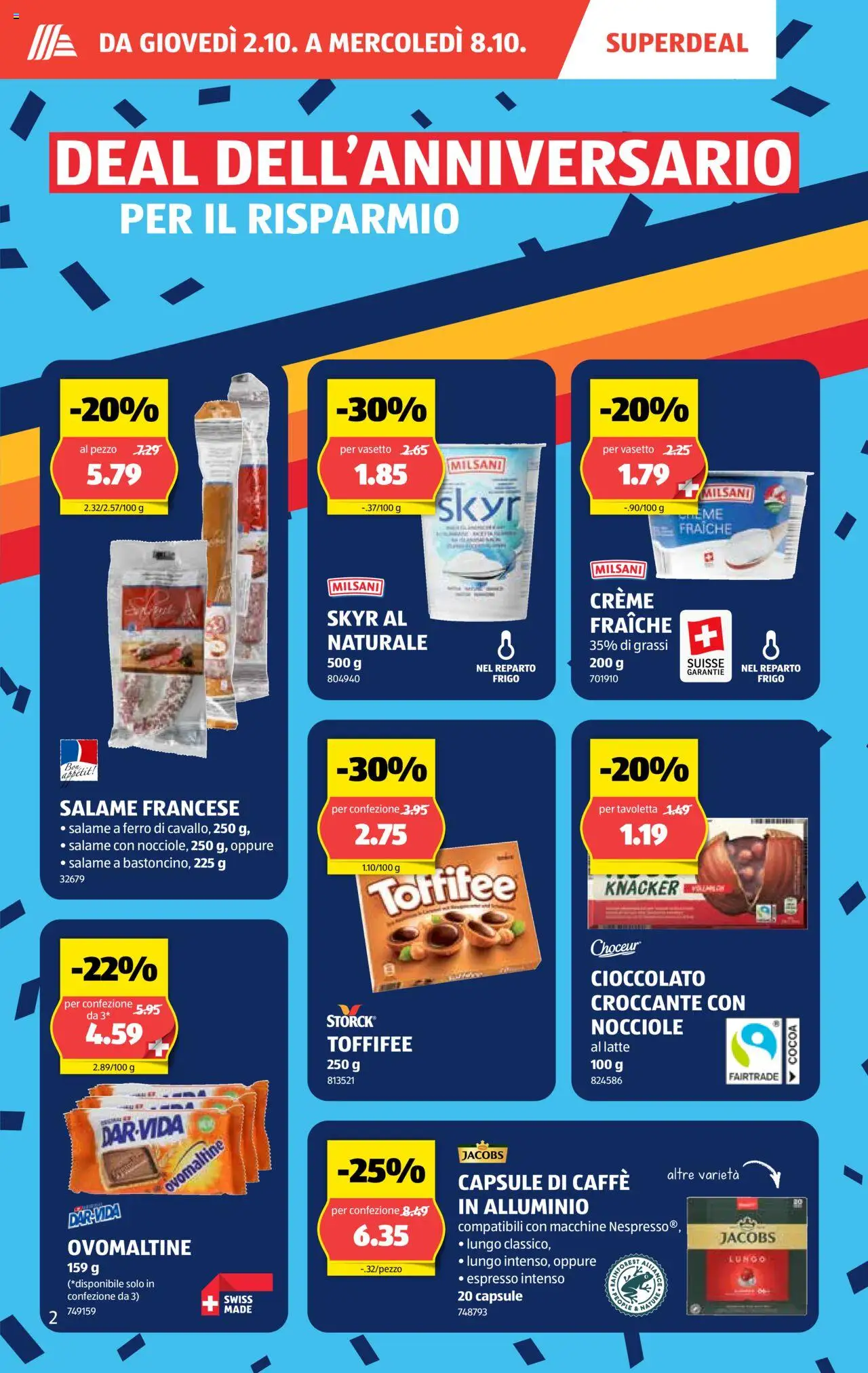 Aldi Aktionen IT – gültig ab 02.10.2025 | Seite: 3 | Produkte: Creme