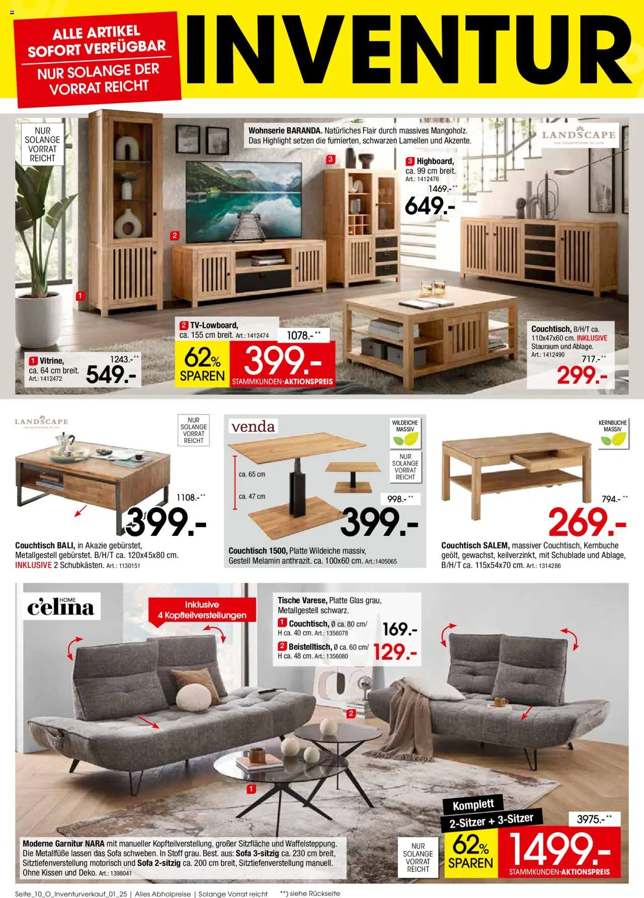 Zurbrüggen Inventurverkauf - gültig ab dem 04.08.2025 | Seite: 12 | Produkte: Kissen, Sofa, Couchtisch