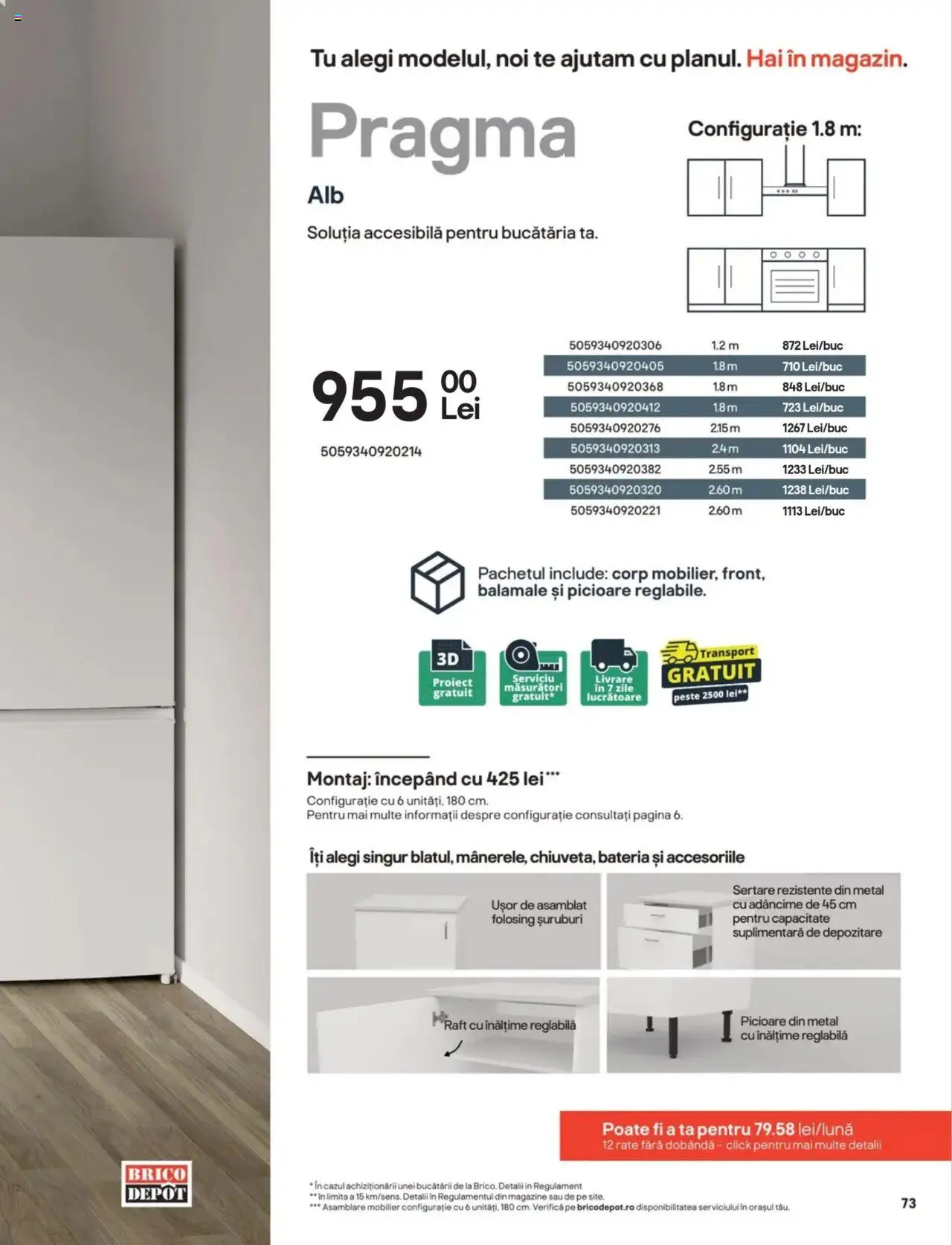 Noul catalog Brico Depot – valabil de la 15.08.2024 | Pagină: 73 | Produse: Raft, Pește