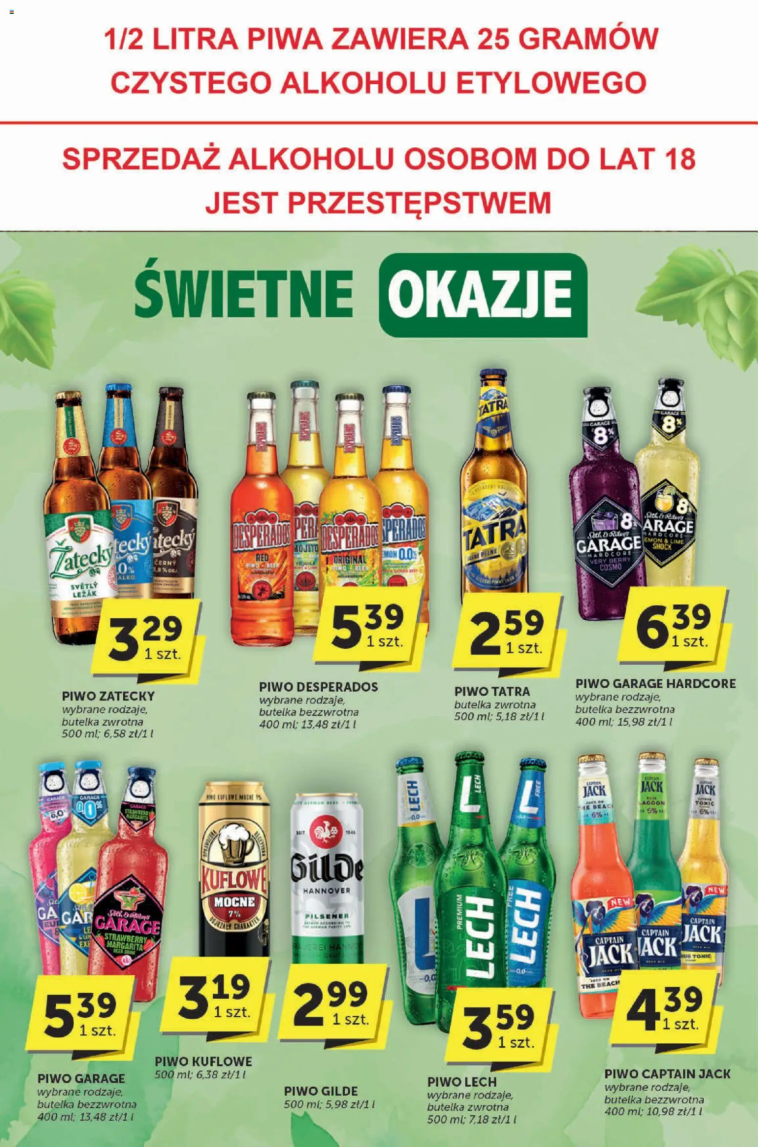 Euro Sklep Gazetka - Katalog od 30.10.2025 | Strona: 26 | Produkty: Leżak, Piwo Desperados, Tequila, Piwo