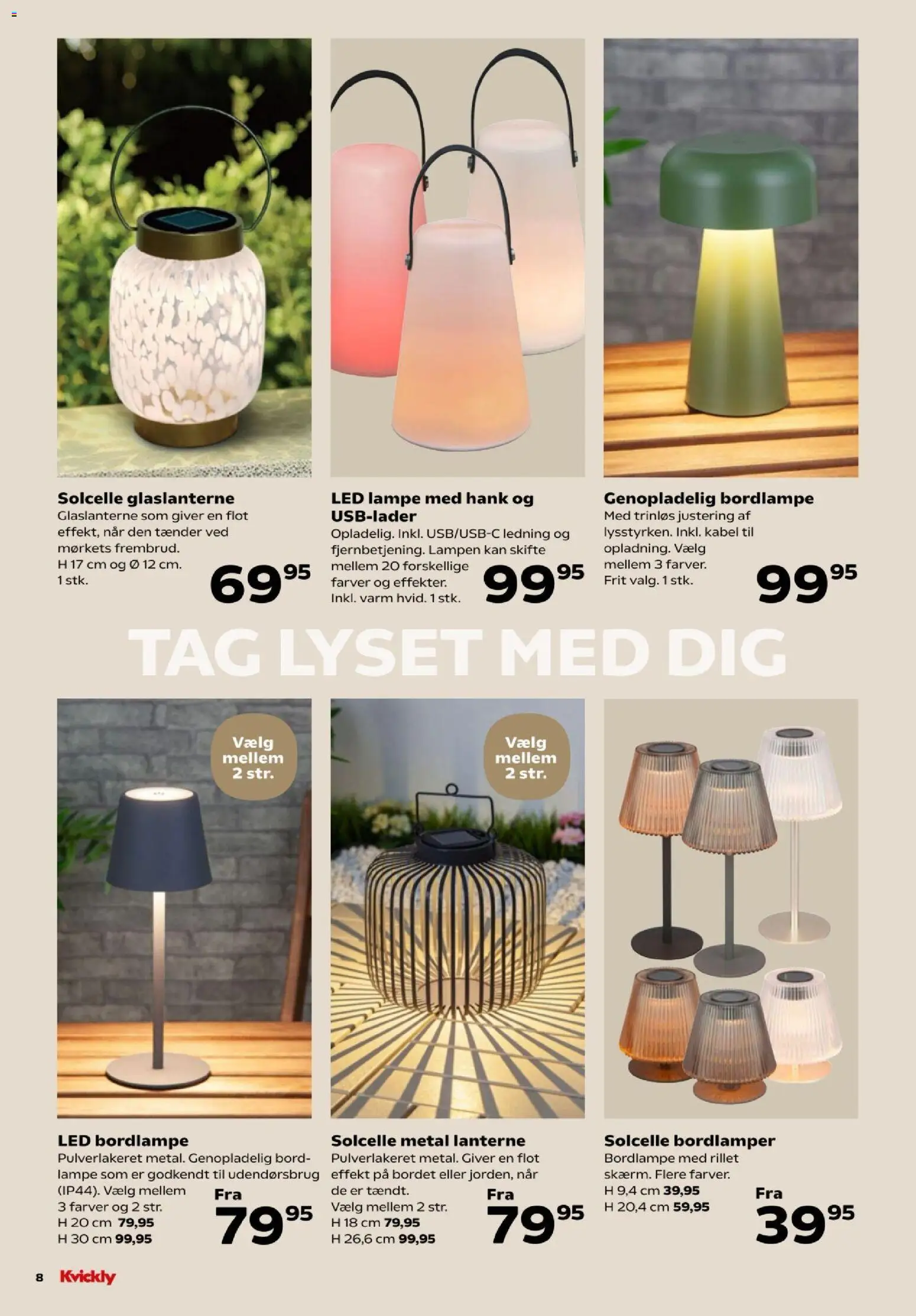 Kvickly tilbudsavis – gyldig fra 17.04.2026 | Side: 50 | Produkter: Bord, Lampe, Søm, Kabel