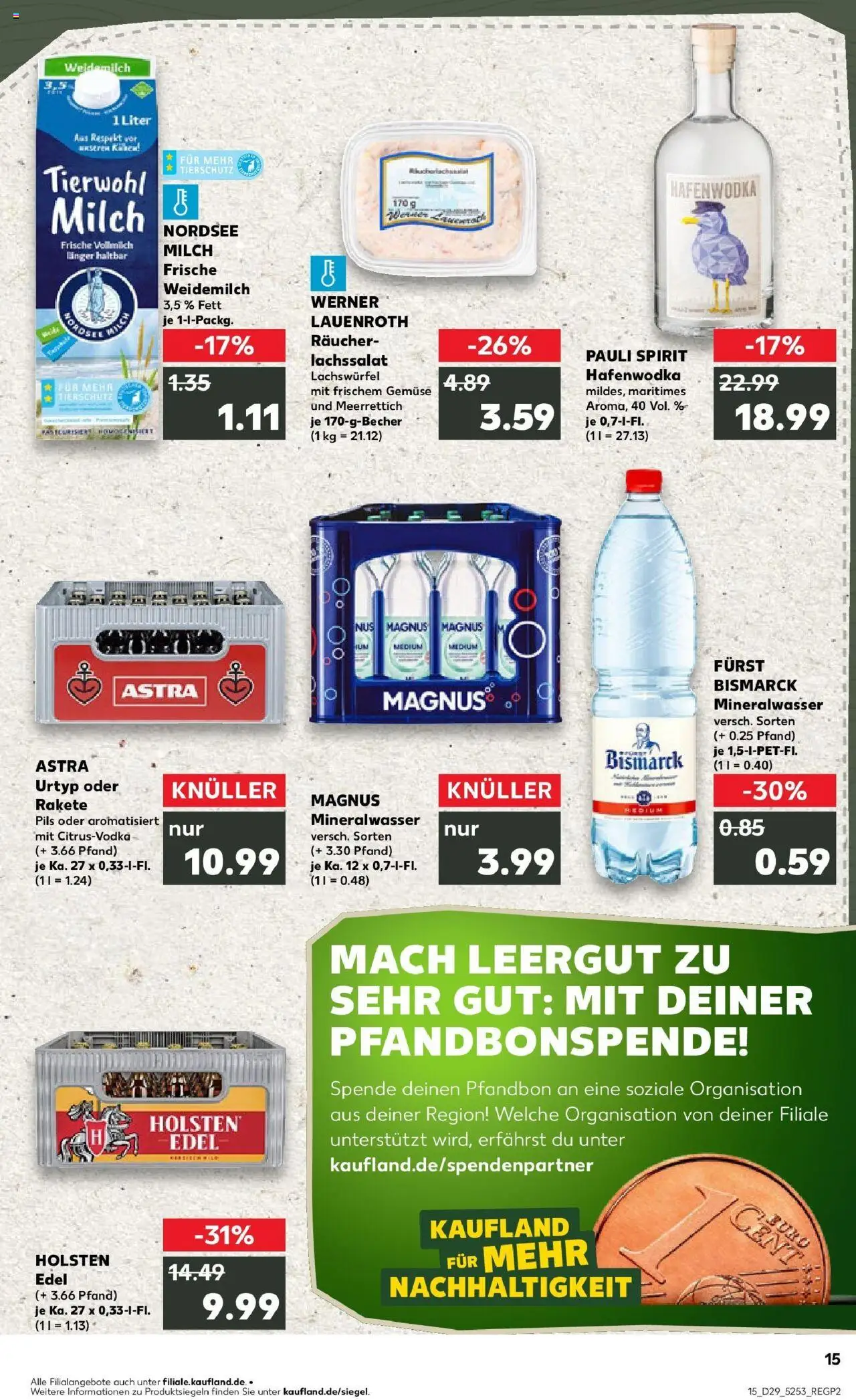 Kaufland prospekt Hamburg	 - gültig ab dem 21.07.2025 | Seite: 28 | Produkte: Milch, Holsten edel, Astra, Mineralwasser