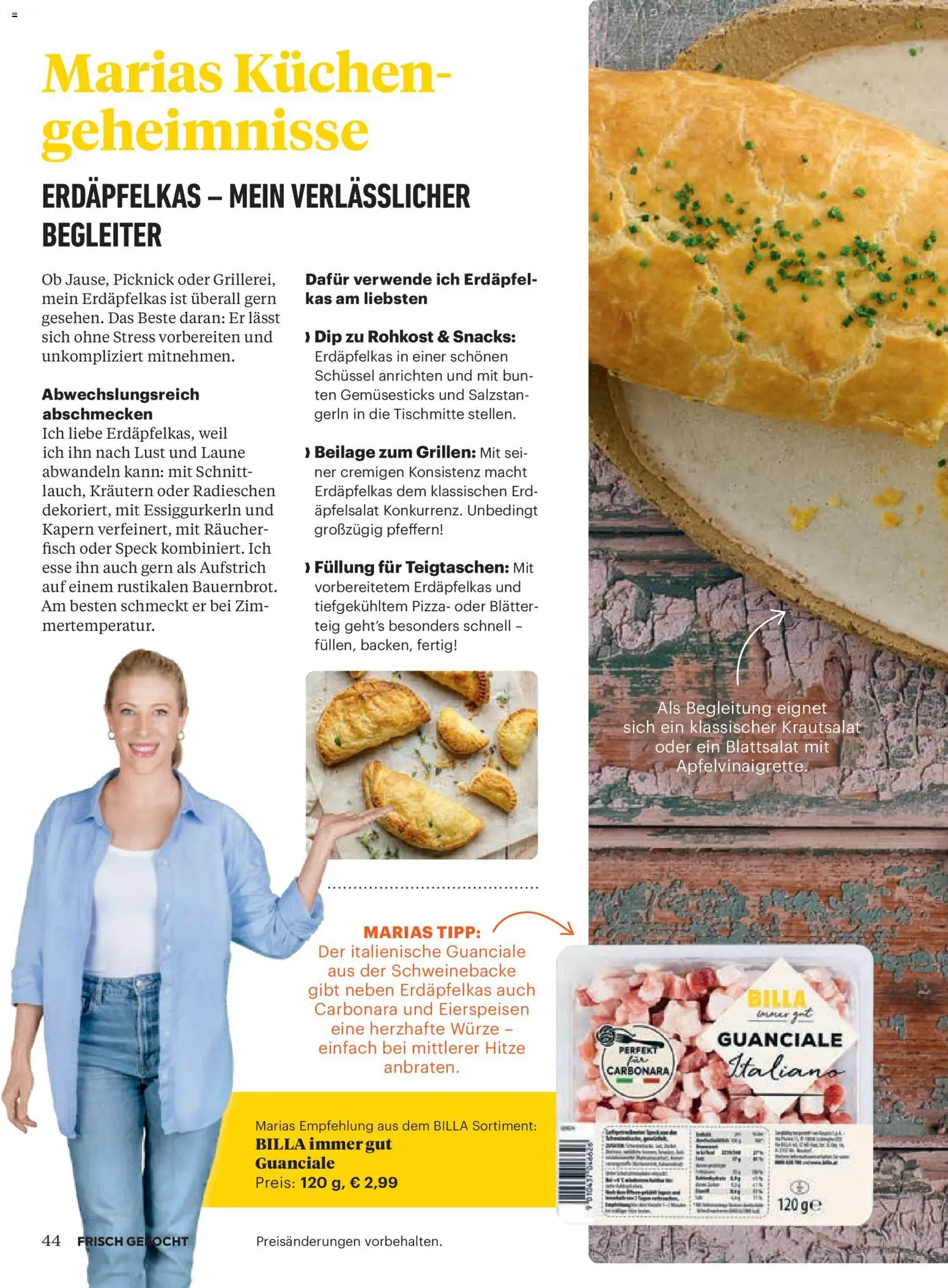Billa Frisch Gekocht gültig ab 01.05.2026 | Seite: 44 | Produkte: Pizza, Fisch