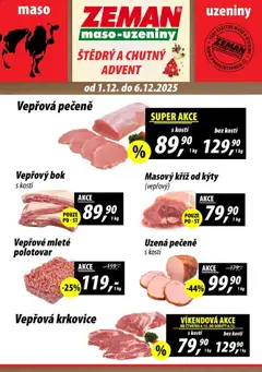 Náhled letáku Prodejny Zeman leták - Dačice od 01.12.2025