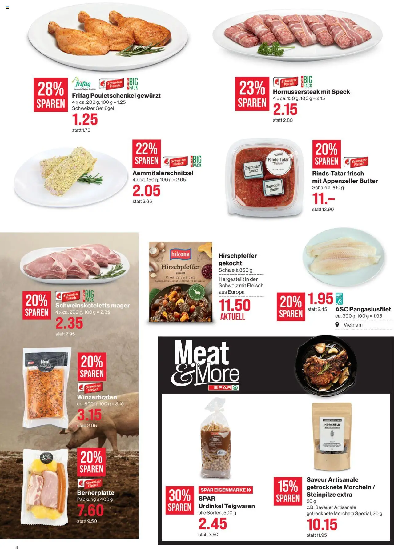 SPAR Aktionen – gültig ab 16.10.2025 | Seite: 4 | Produkte: Butter, Teigwaren