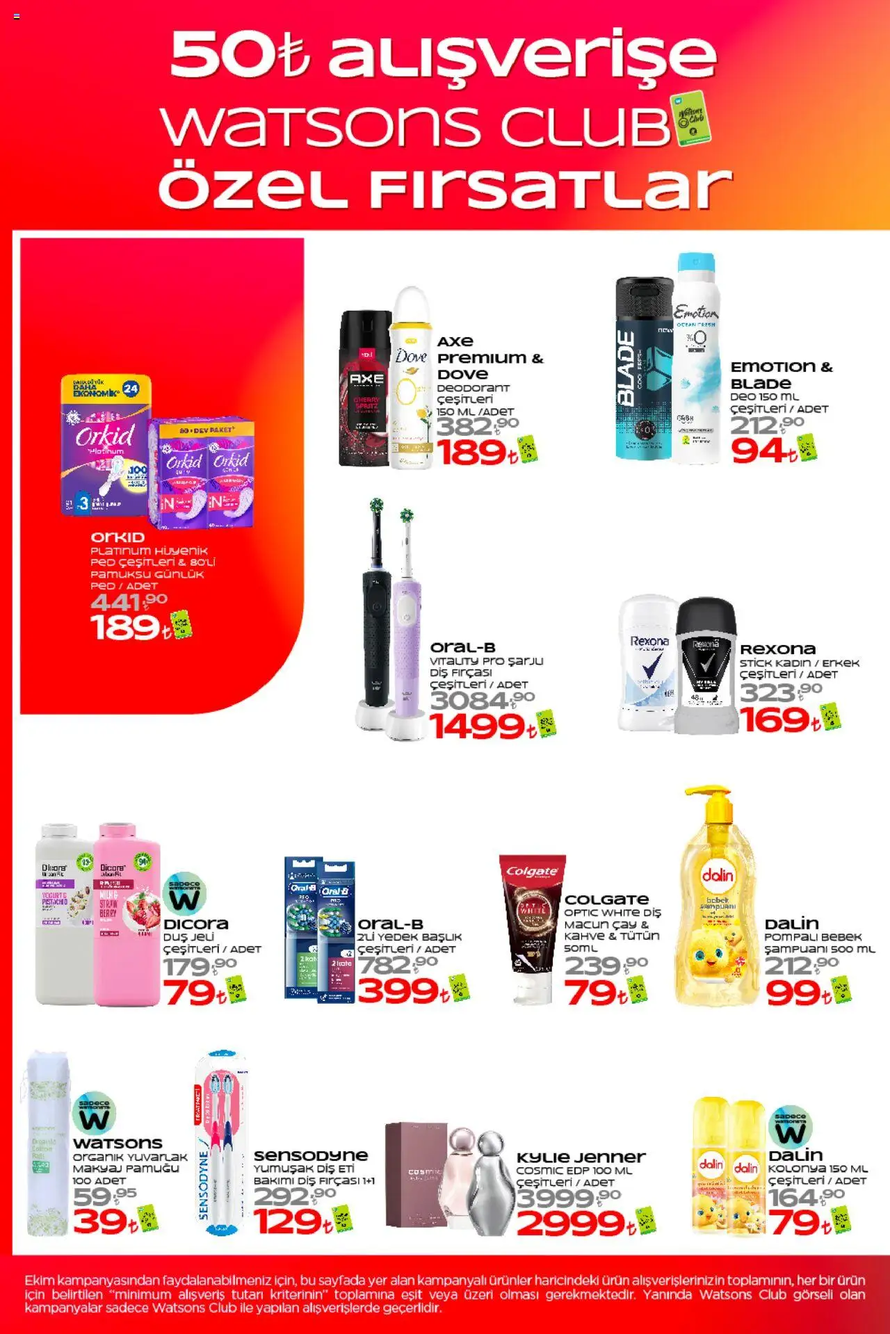 Watsons Katalog - 06.10.2025 tarihinden itibaren geçerlidir | Sayfa: 4 | Ürünler: Duş, Duş jeli, Diş fırçası, Yoğurt