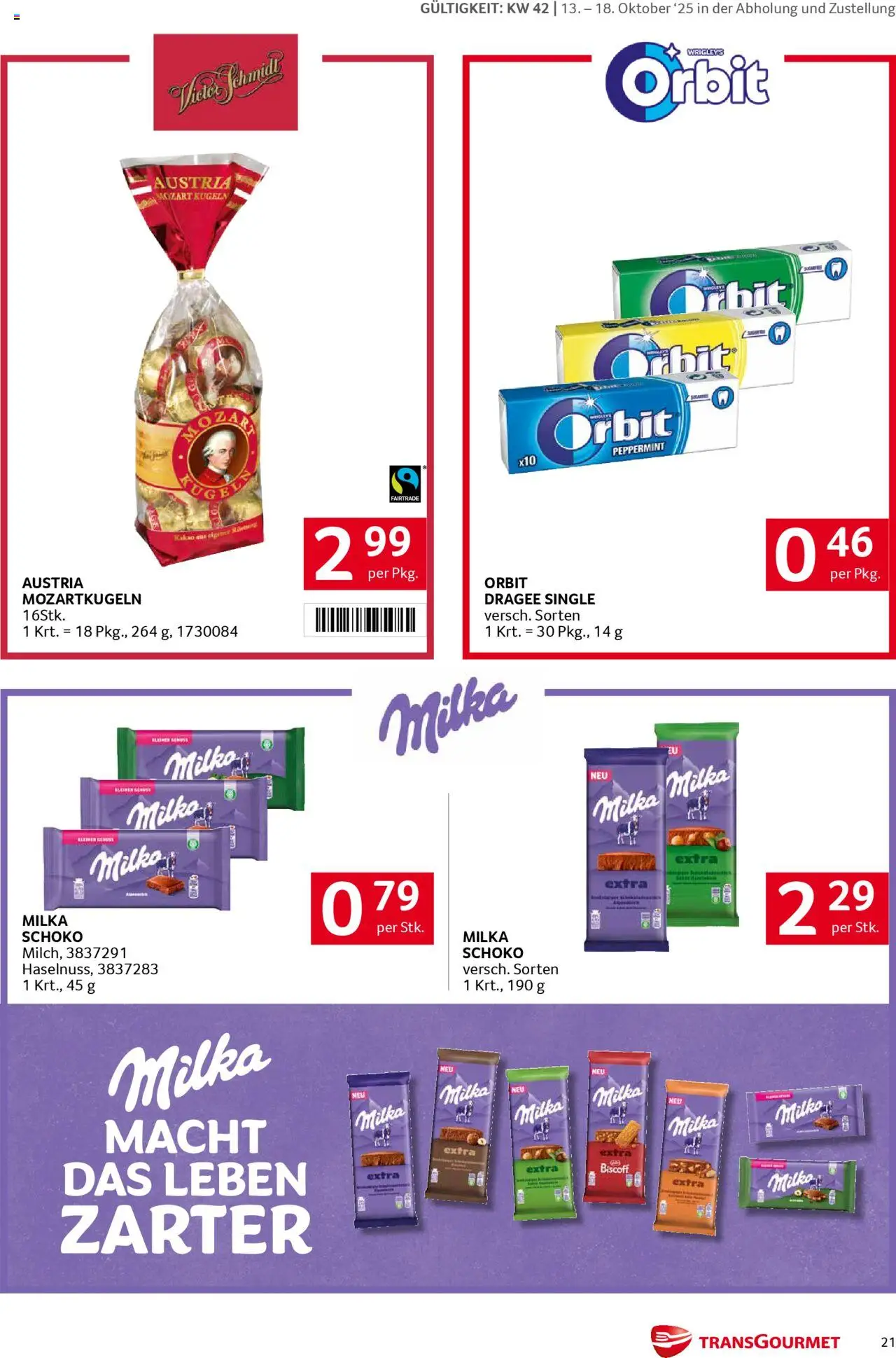 Transgourmet Eröffnungs Festwoche gültig ab 13.10.2025 | Seite: 21
