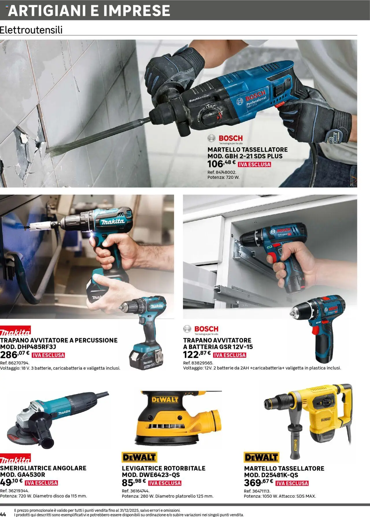 Volantino Leroy Merlin del 02.06.2025 | Pagina: 44 | Prodotti: Disco, Valigetta, Batteria, Batterie