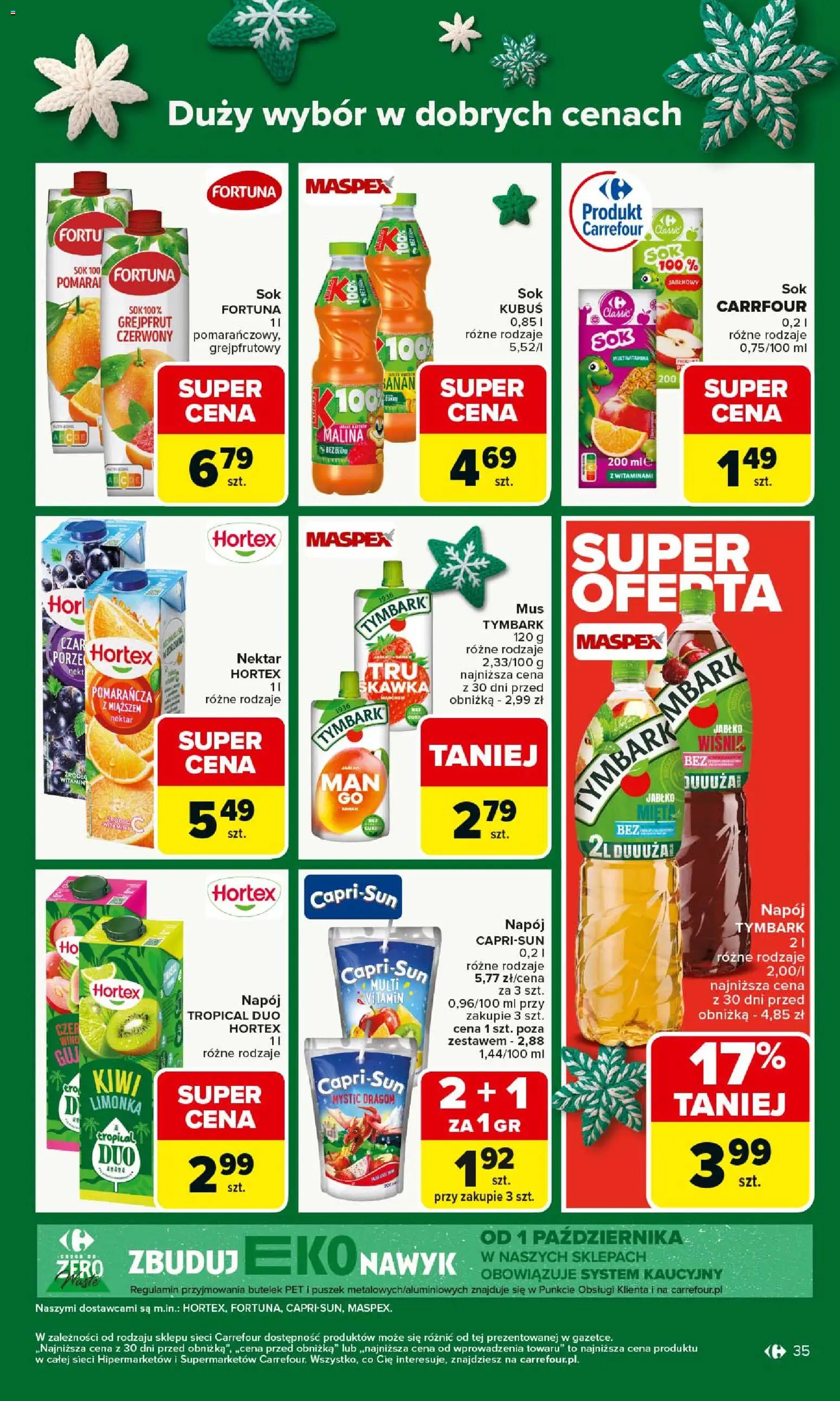 Carrefour Gazetka od 08.12.2025 | Strona: 39 | Produkty: Limonka, Malina, Kiwi, Grejpfrut
