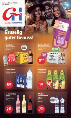 Trink und Spare Prospekt 	 ab 27.10.2025 gültig | Seite: 1 | Produkte: Berliner, Le filou, Wodka gorbatschow, Gerolsteiner