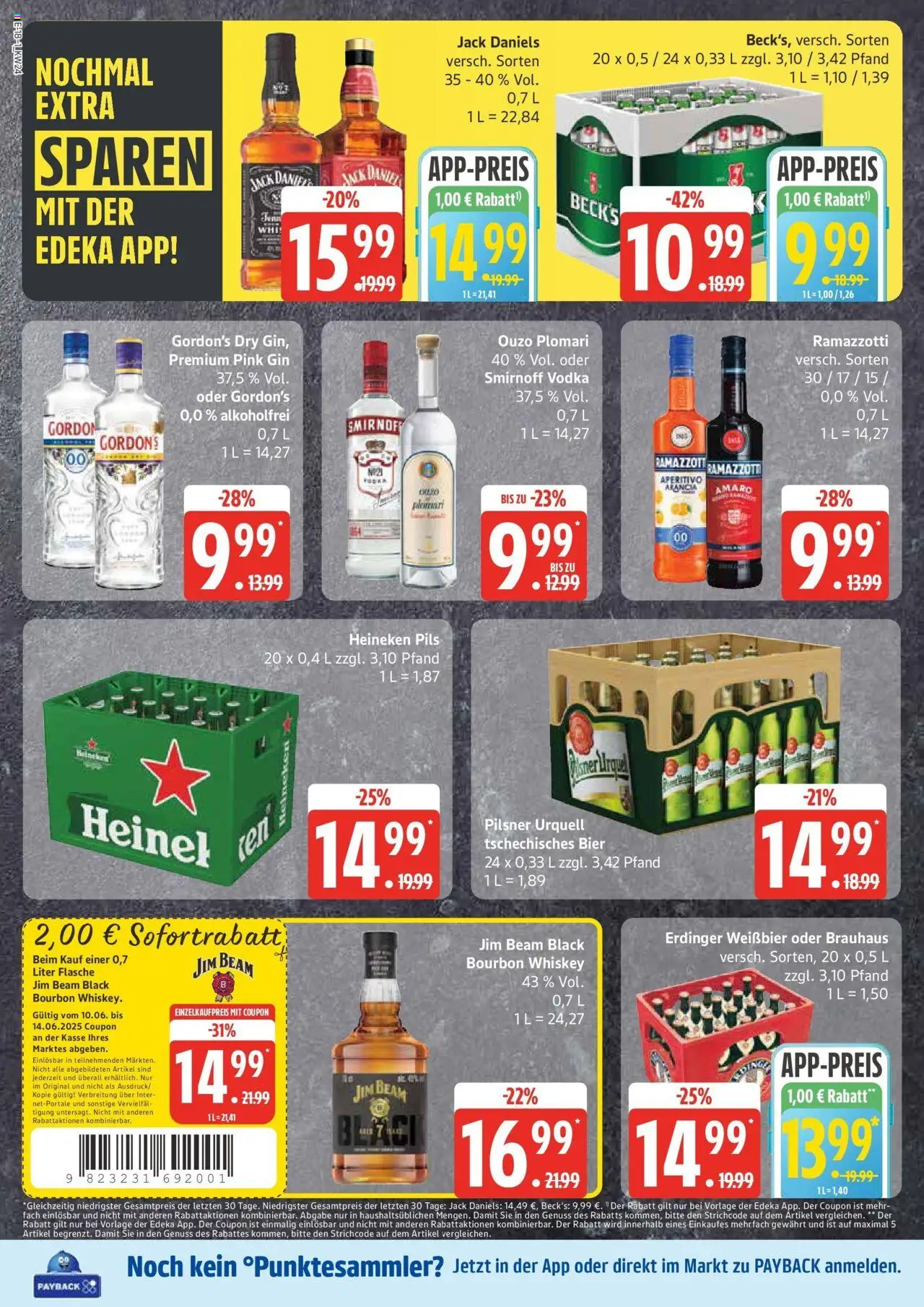 Edeka prospekt Großenwiehe	 - gültig ab dem 08.06.2025 | Seite: 18 | Produkte: Bier, Pils, Pilsner urquell, Ouzo plomari
