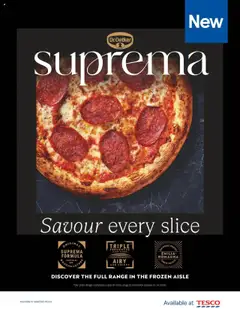 Preview of Tesco - Tesco Magazine - October 2025 valid from 01.10.2025 | Page: 28 | Products: Maillots et débardeurs Athlétisme, Pizza