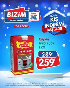 20.01.2026 tarihinden itibaren geçerli olan Bizim Toptan kataloğu önizlemesi