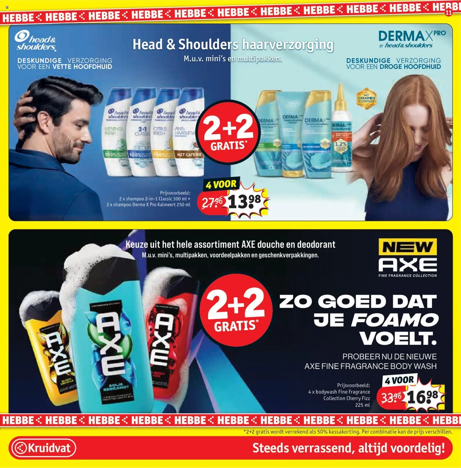 {H1} | Pagina: 13 | Producten: Libacomb, Douche, Shampoo, Deodorant