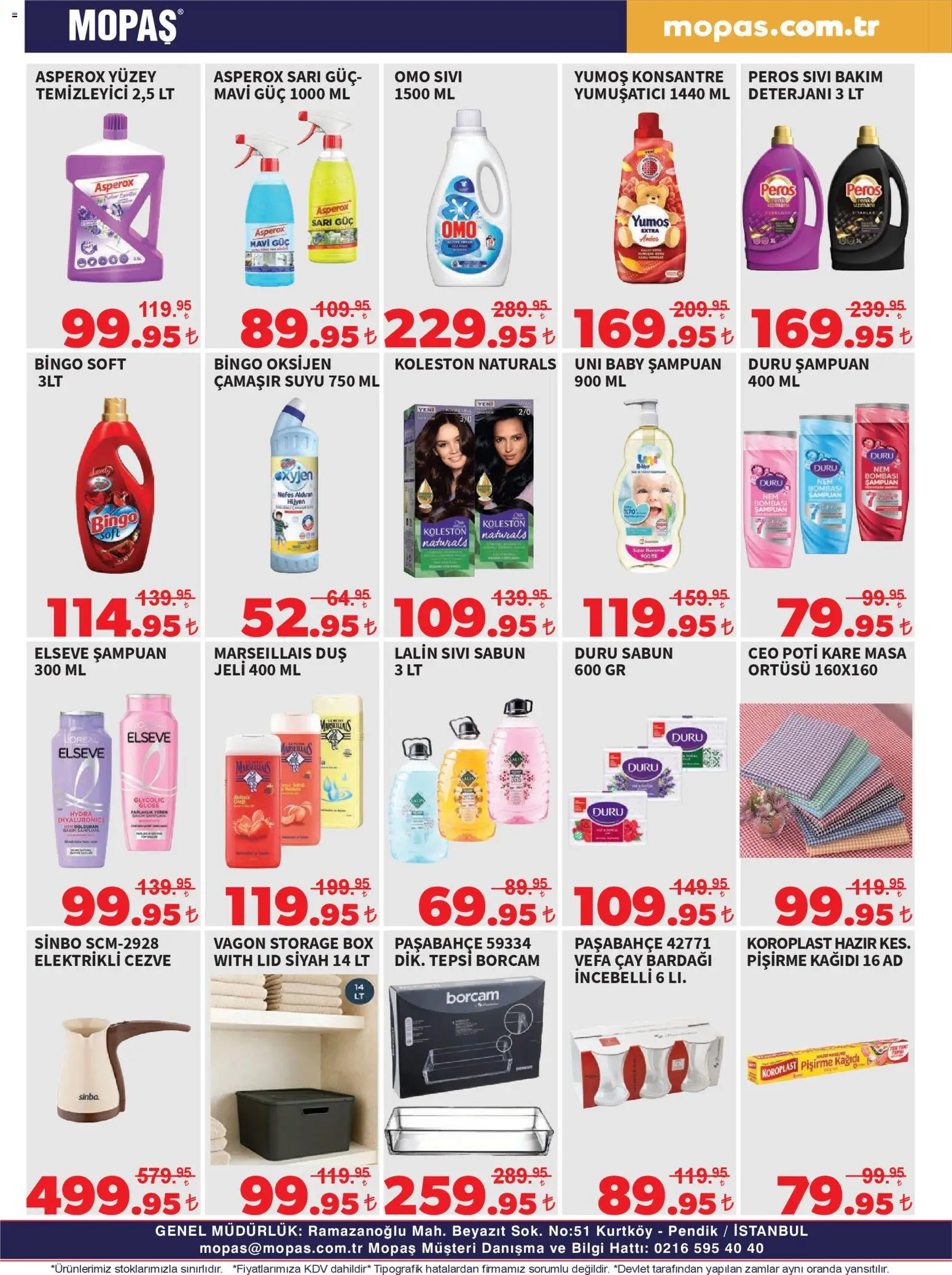 Mopaş Katalog - 13.02.2026 tarihinden itibaren geçerlidir | Sayfa: 8 | Ürünler: Elektrikli cezve, Duş, Sabun, Yumuşatıcı
