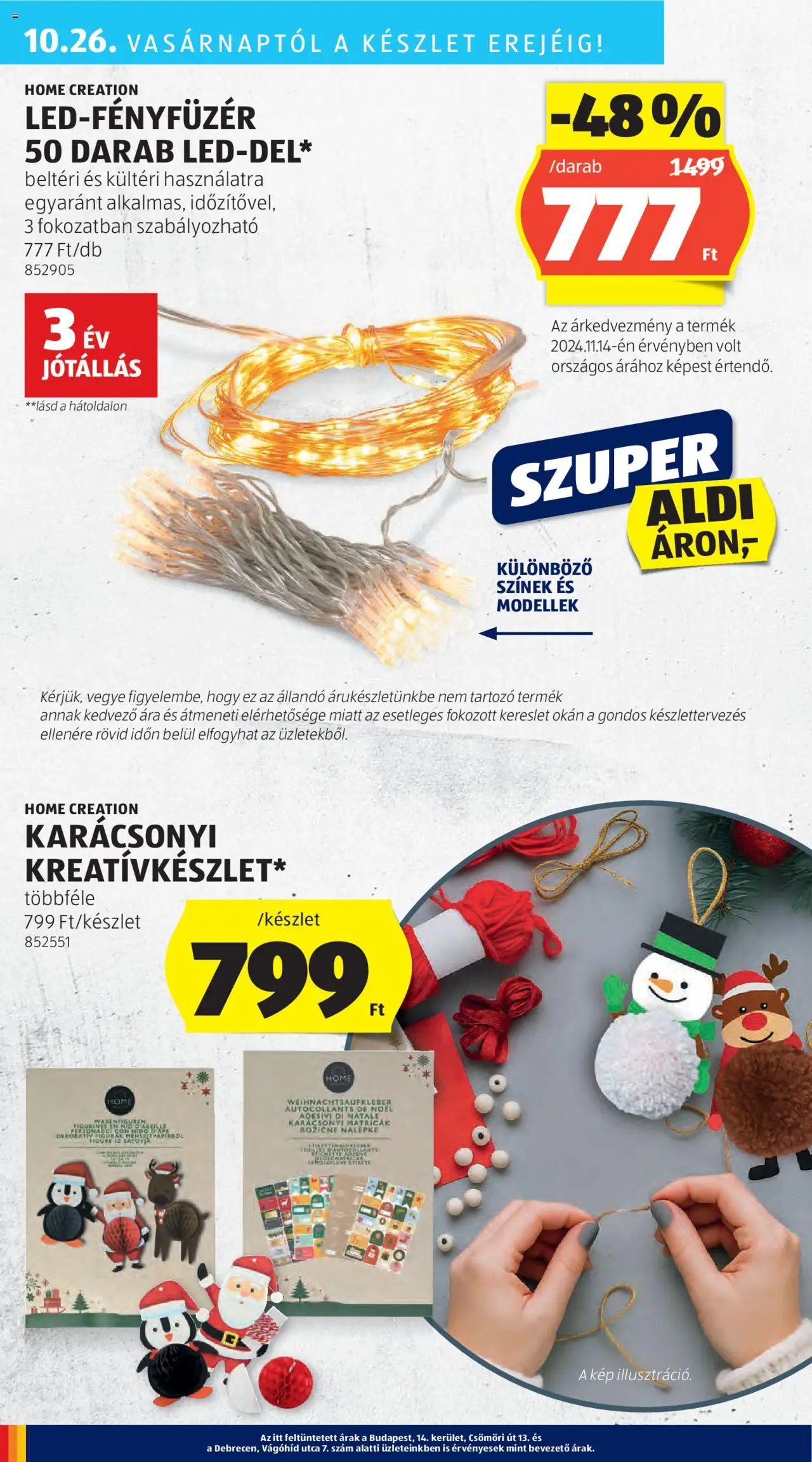 Aldi akciós ujság - amely érvényes a következő dátumtól: 24.10.2025 | Oldal: 6