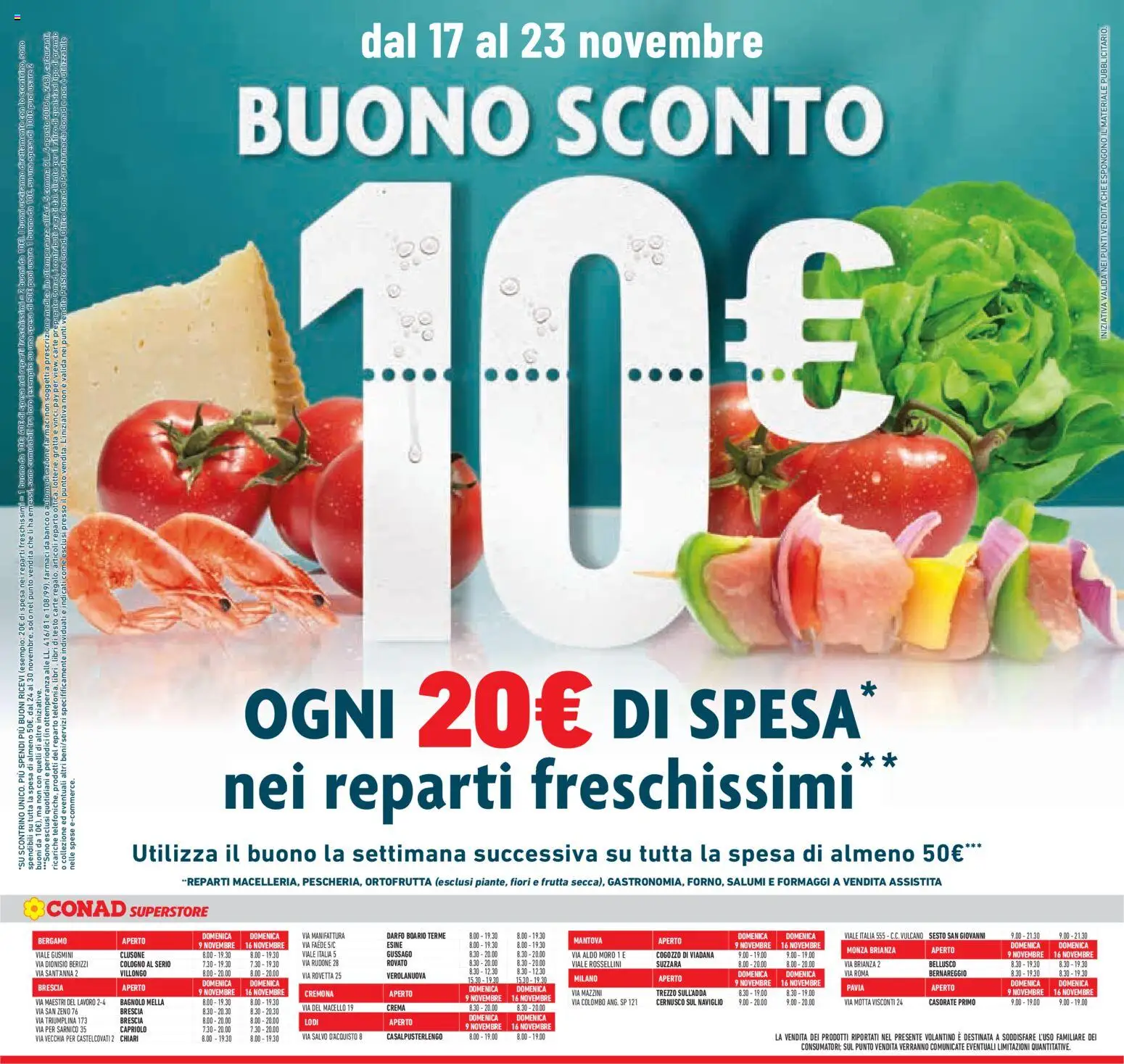 Volantino Conad del 06.11.2025 | Pagina: 50 | Prodotti: Crema, Frutta