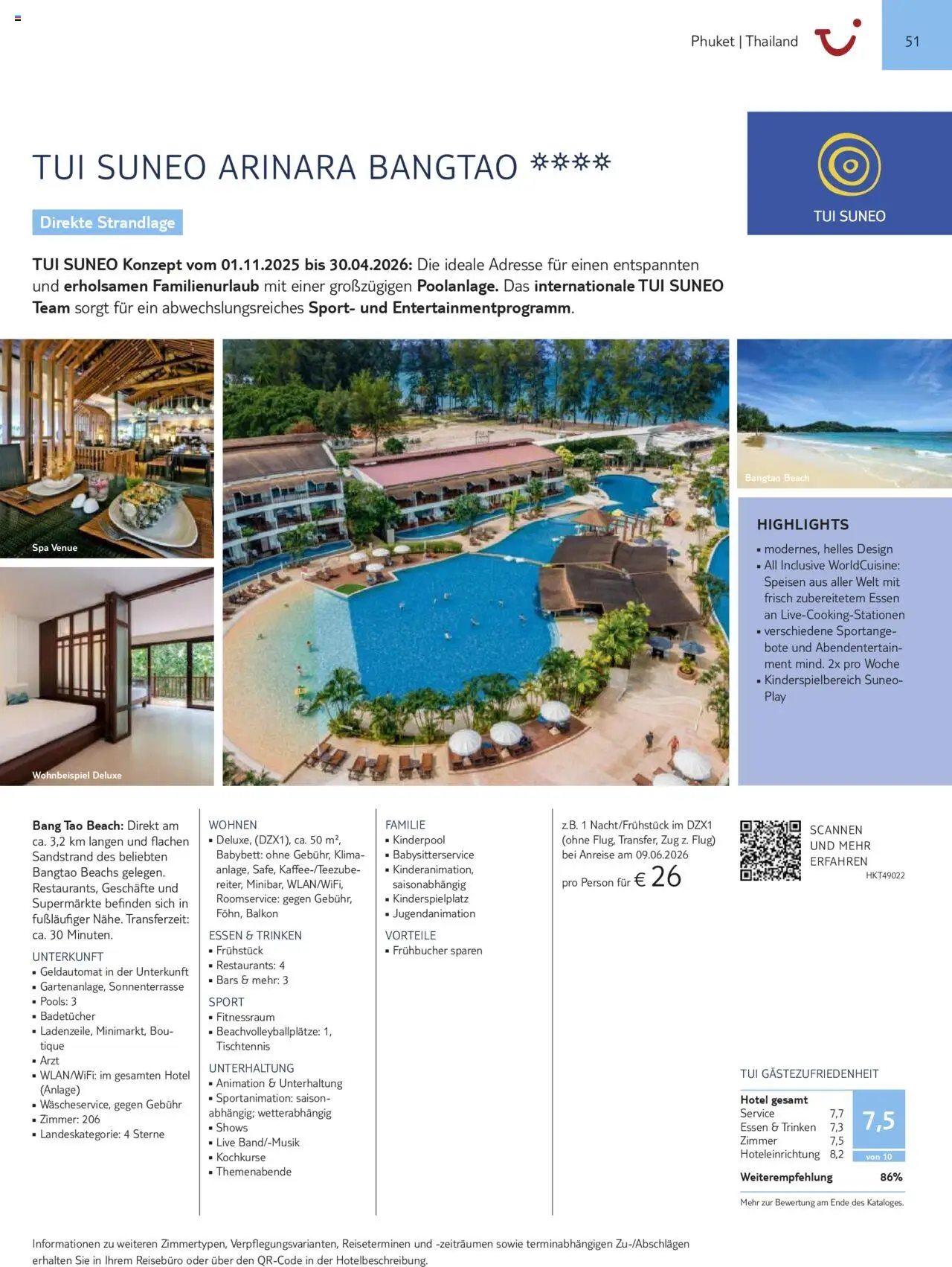 TUI Prospekt  Asien, Afrika, Orient & Indischer Ozean 2025/26 	 – gültig ab 01.11.2025 | Seite: 51 | Produkte: Babybett