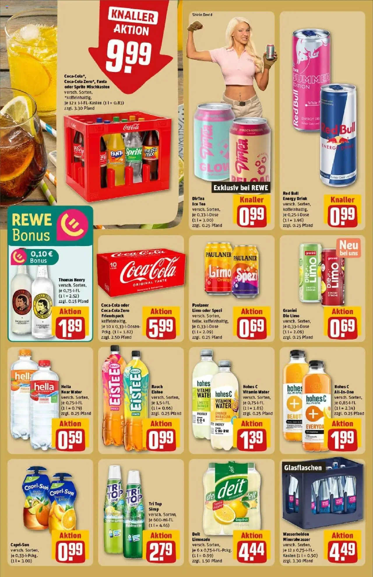 Rewe prospekt Salzgitter	 - gültig ab dem 13.07.2025 | Seite: 18 | Produkte: Pfirsich, Granini, Hohes c, Paulaner