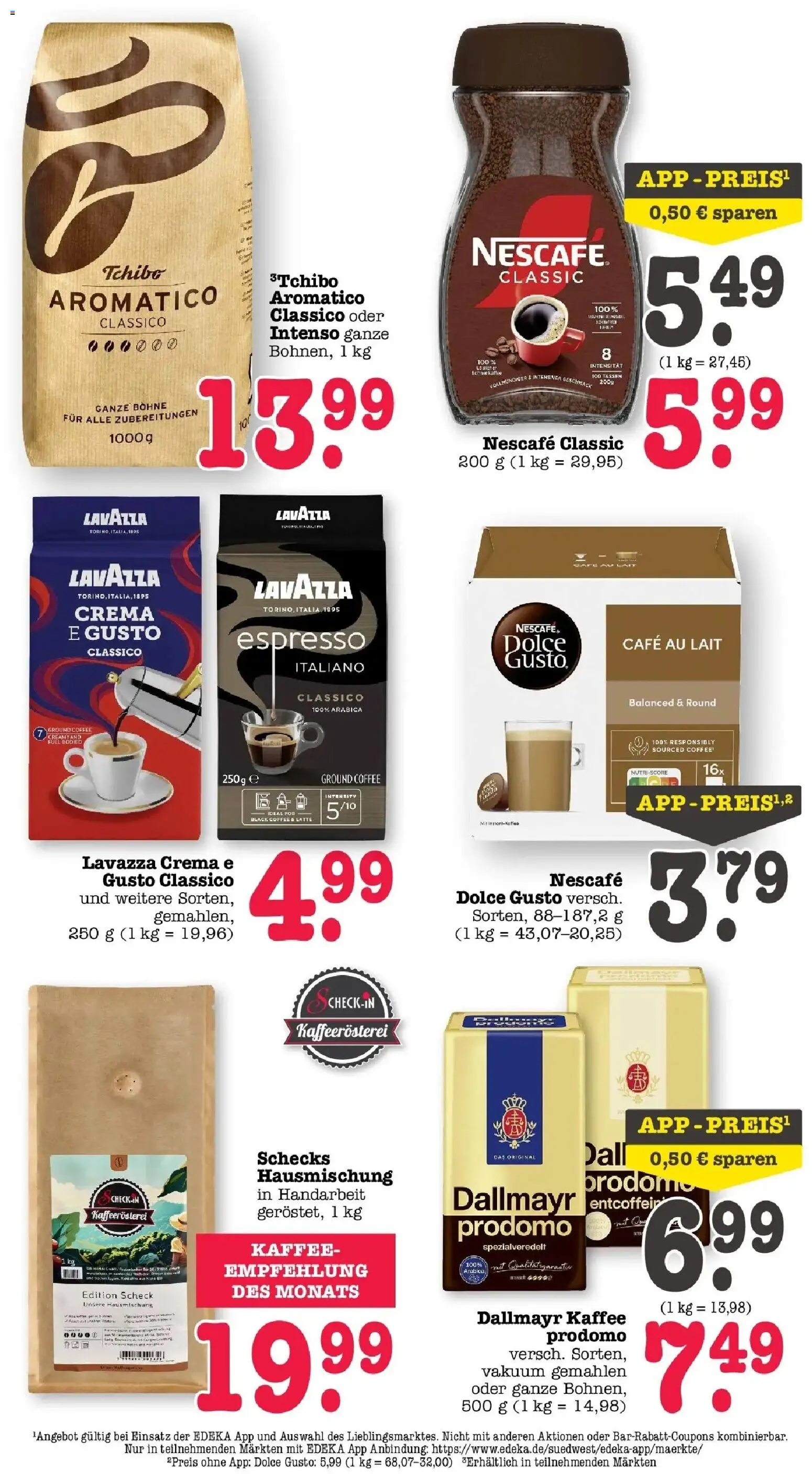 Edeka prospekt Offenbach	 – gültig ab 20.04.2026 | Seite: 32 | Produkte: Lavazza, Kaffee, Nescafe classic, Dolce gusto