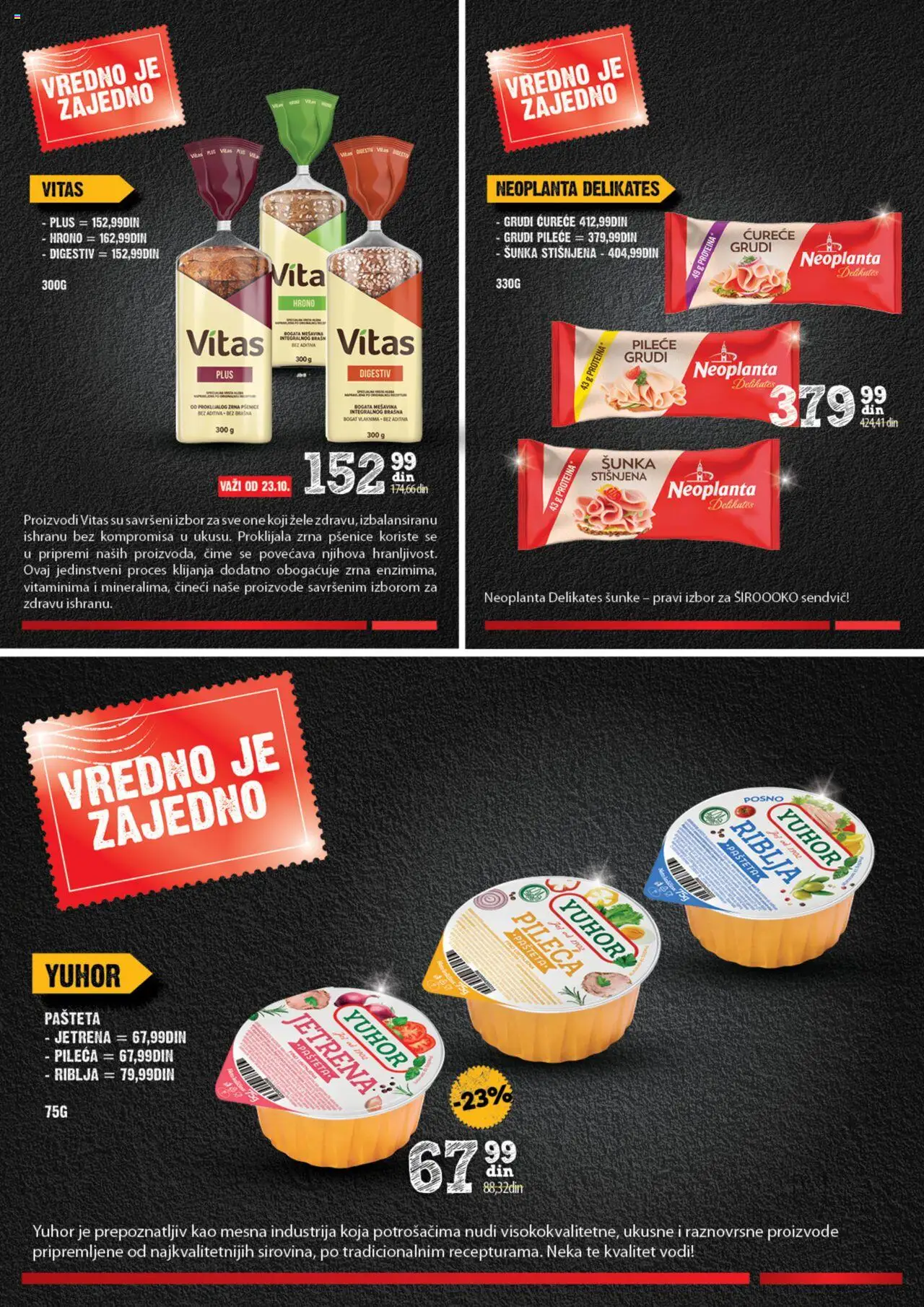 Idea katalog - važi od 16.10.2025 | Strana: 4 | Proizvode: So, Šunka, Pašteta