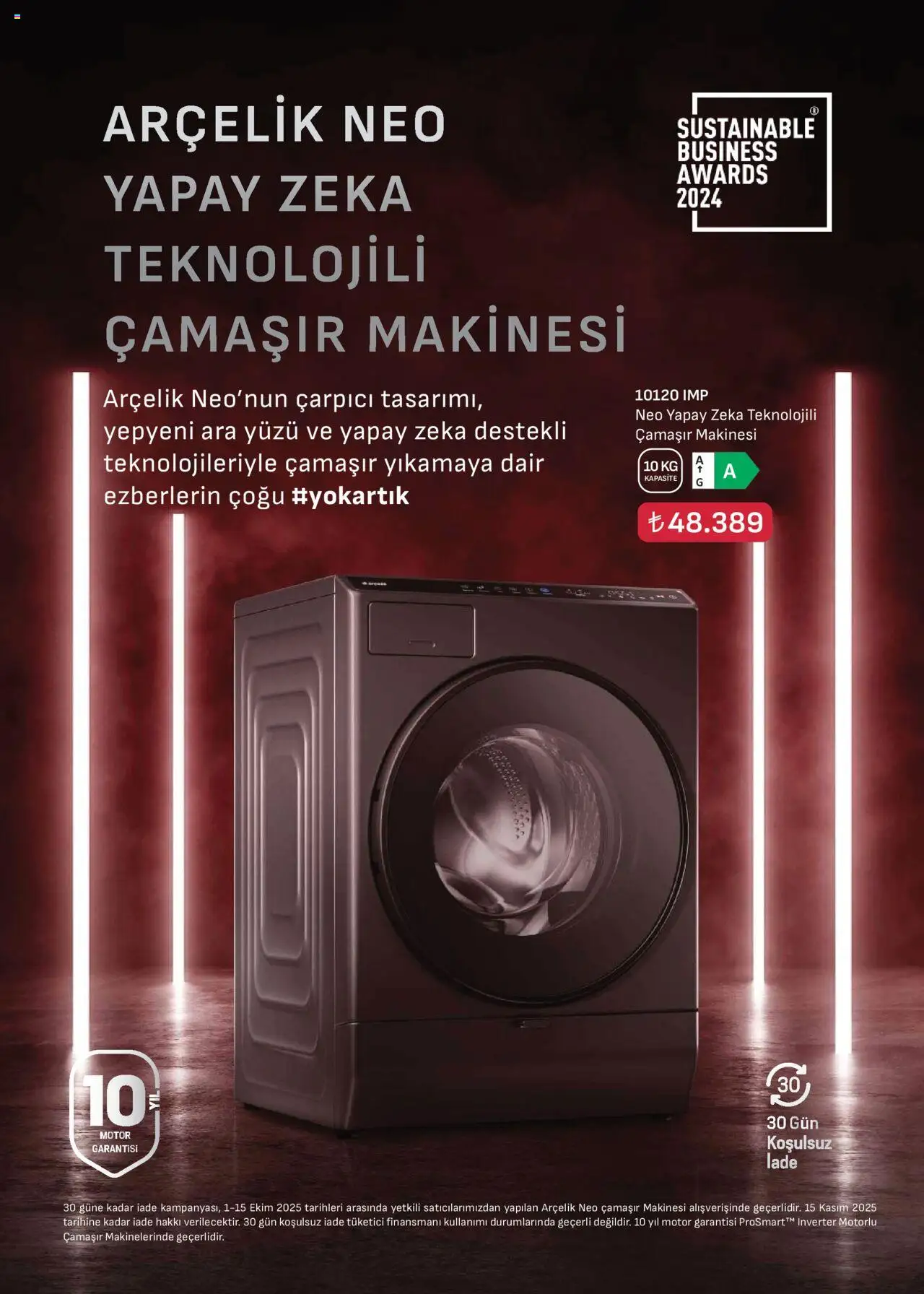 Arçelik Katalog - 01.10.2025 tarihinden itibaren geçerlidir | Sayfa: 15 | Ürünler: Çamaşır makinesi