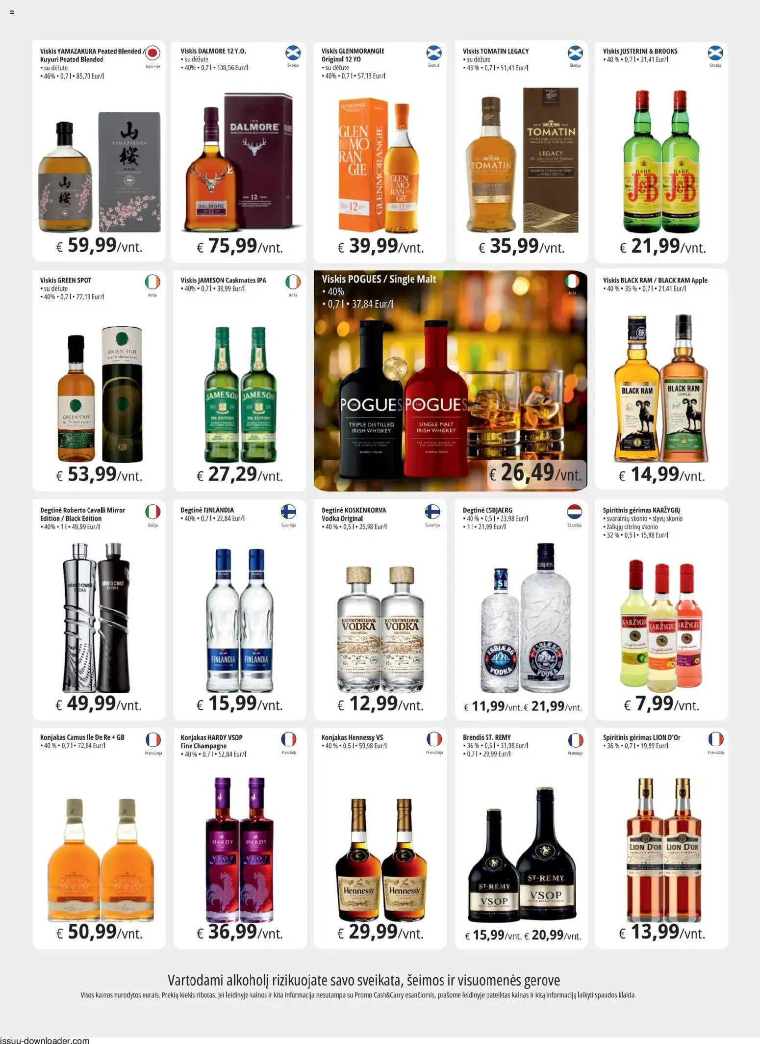 ePromo akcijos nuo 04.03.2026 | Puslapis: 1 | Prekių: Degtinė, Viskis