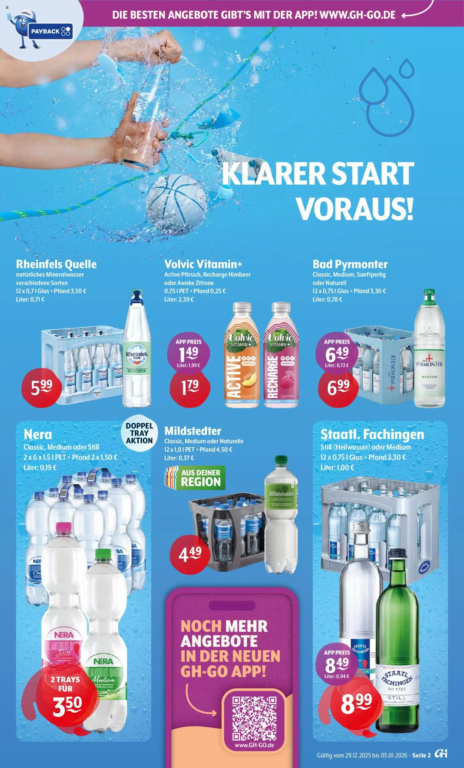 Getränke Hoffmann - Hamburg – gültig ab 29.12.2025 | Seite: 2 | Produkte: Bad, Zitrone, Volvic, Rheinfels quelle