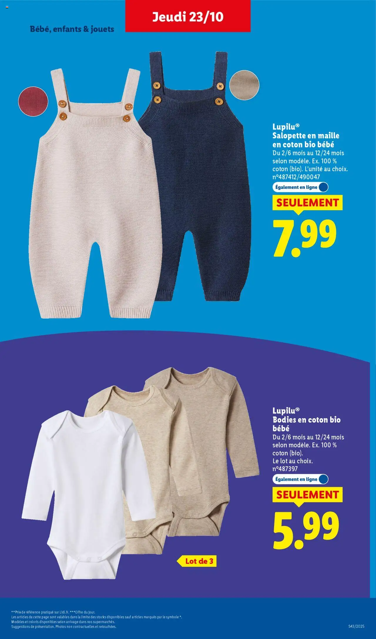 {H1} | Page: 19 | Produits: Salopette, Coton, Jouets