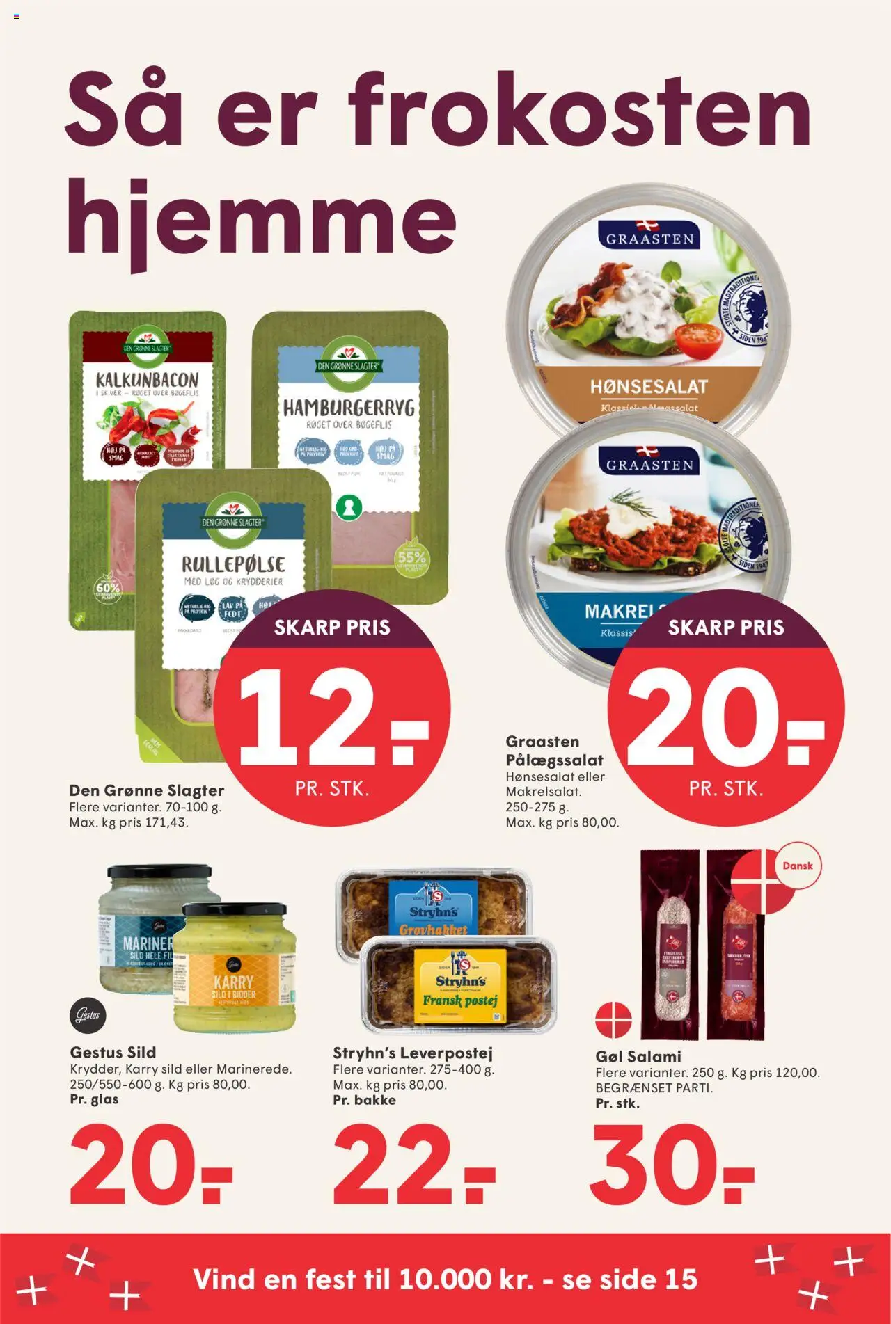 Spar tilbudsavis – gyldig fra 03.10.2025 | Side: 13 | Produkter: Karry, Salami, Løg, Hamburgerryg