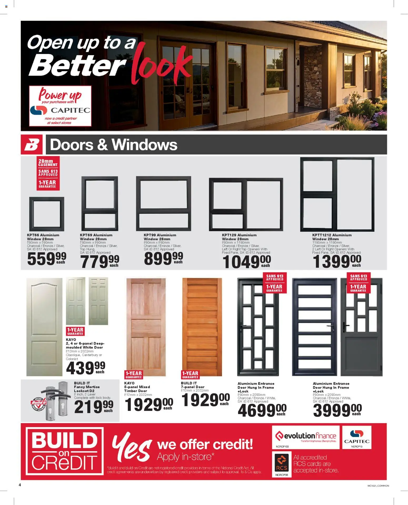 New Build It catalogue – valid from 25.11.2025 | Page: 4 | Products: Frame, Lock