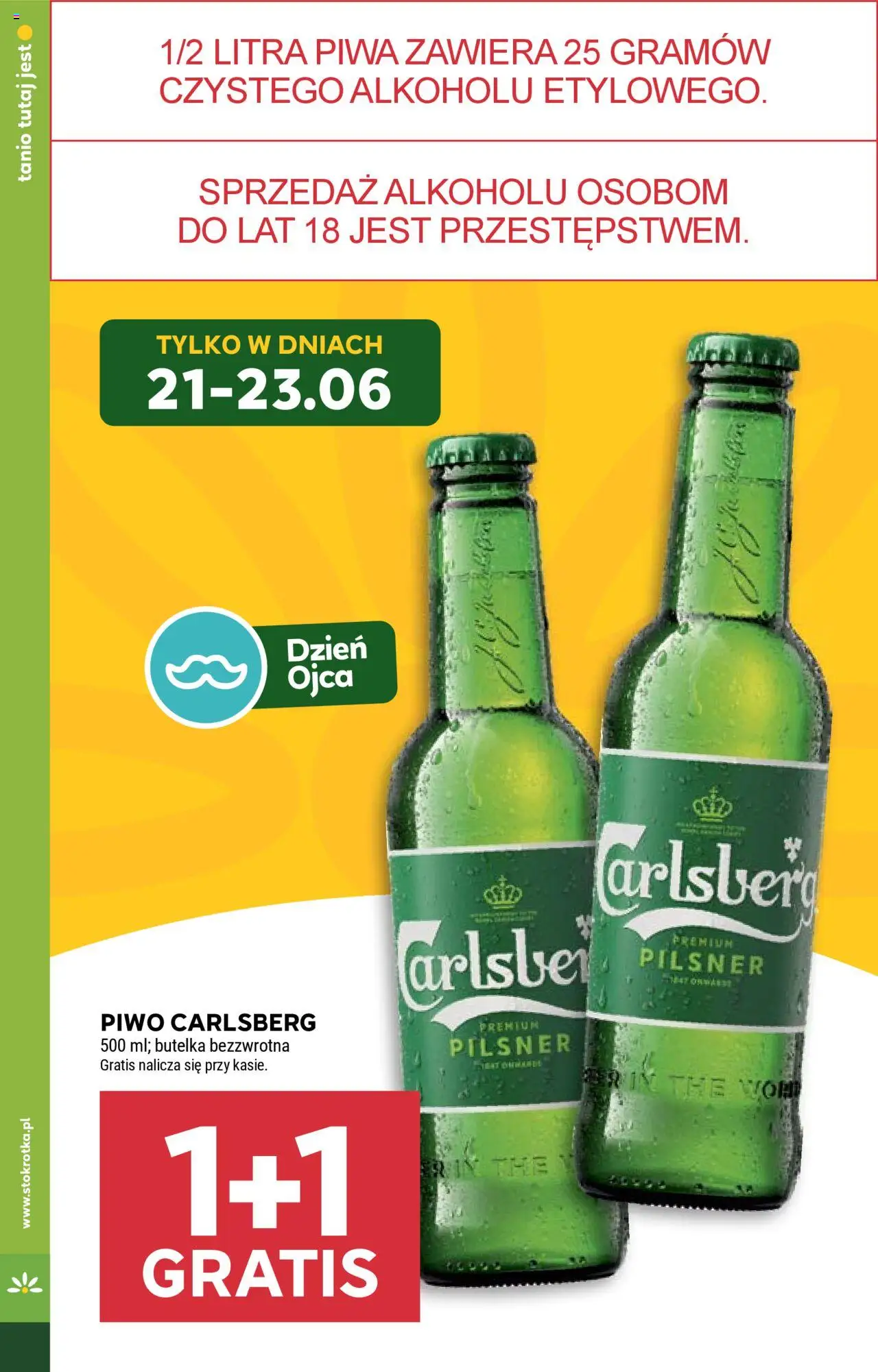 Stokrotka Gazetka od 17.06.2025 | Strona: 28 | Produkty: Piwo Carlsberg, Piwo